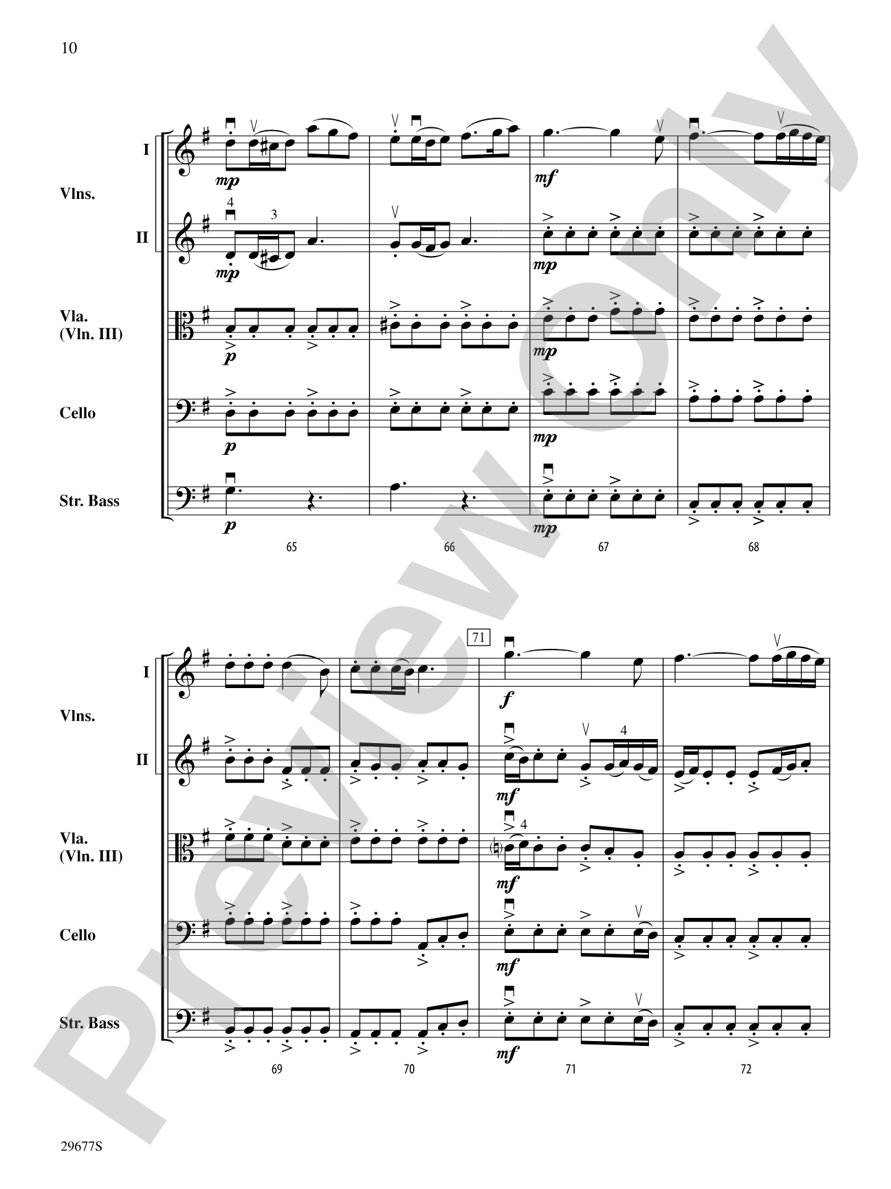 Wave Rider: String Orchestra Conductor Score & Parts