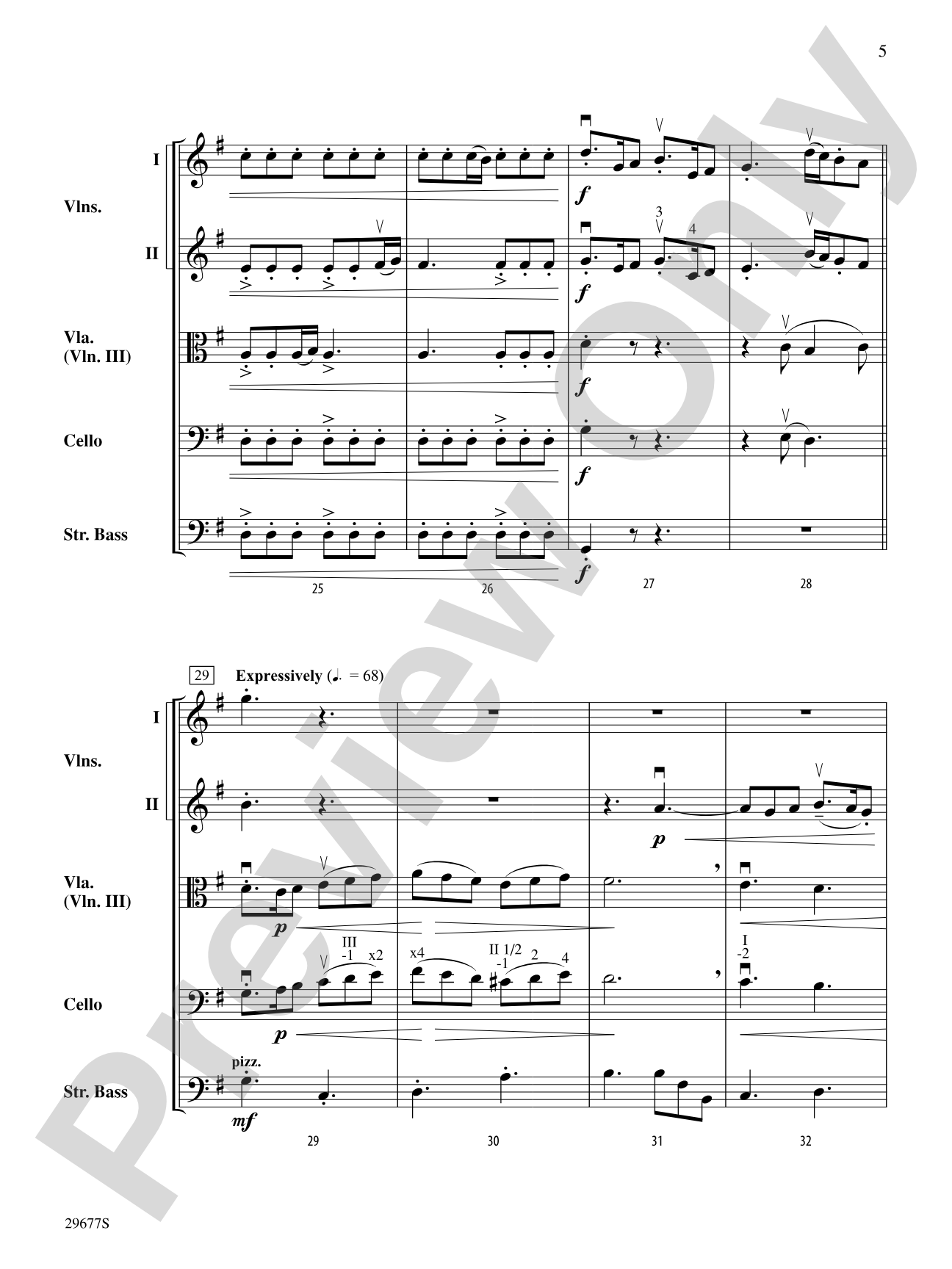 Wave Rider: String Orchestra Conductor Score & Parts