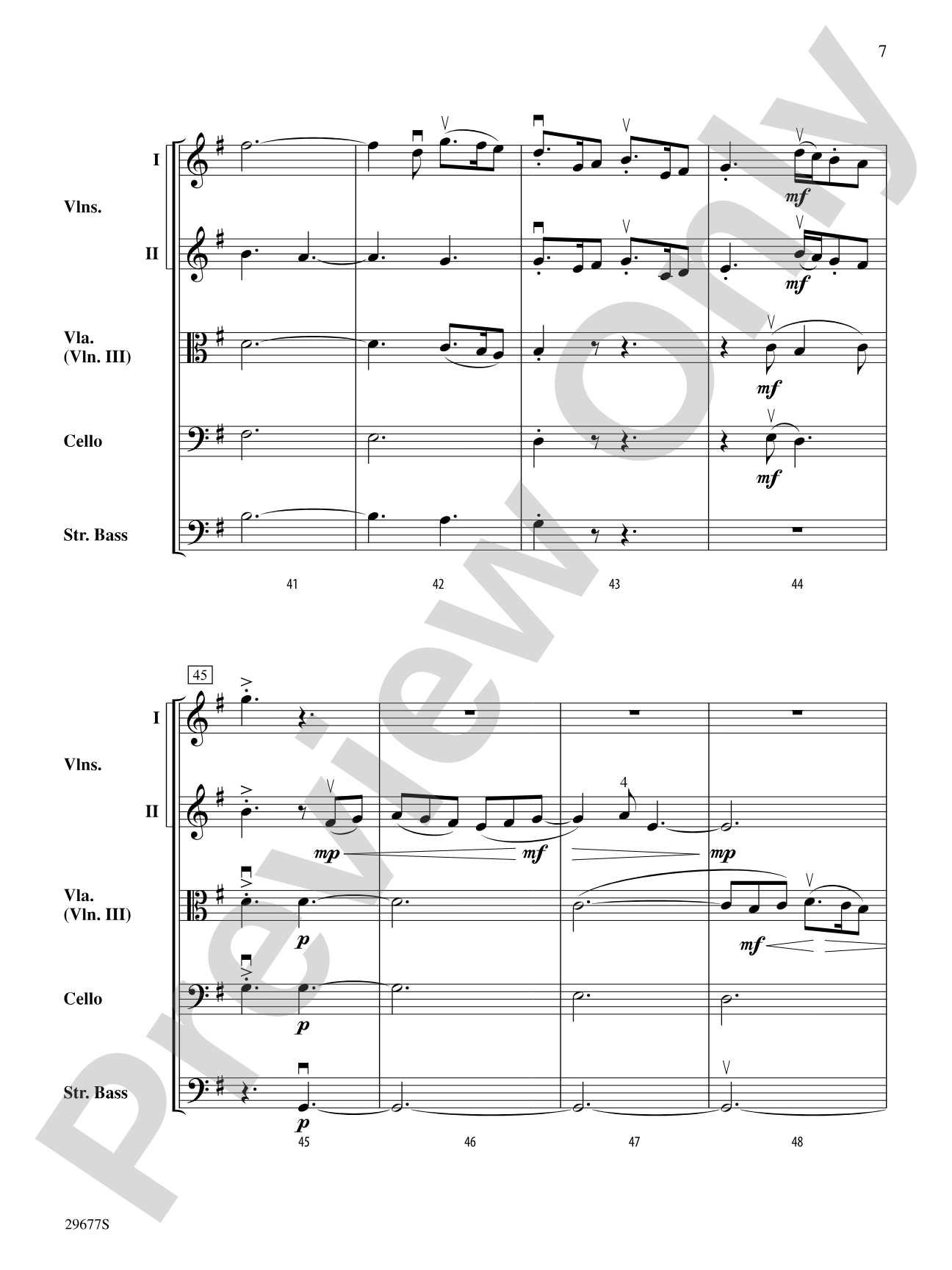 Wave Rider: String Orchestra Conductor Score & Parts