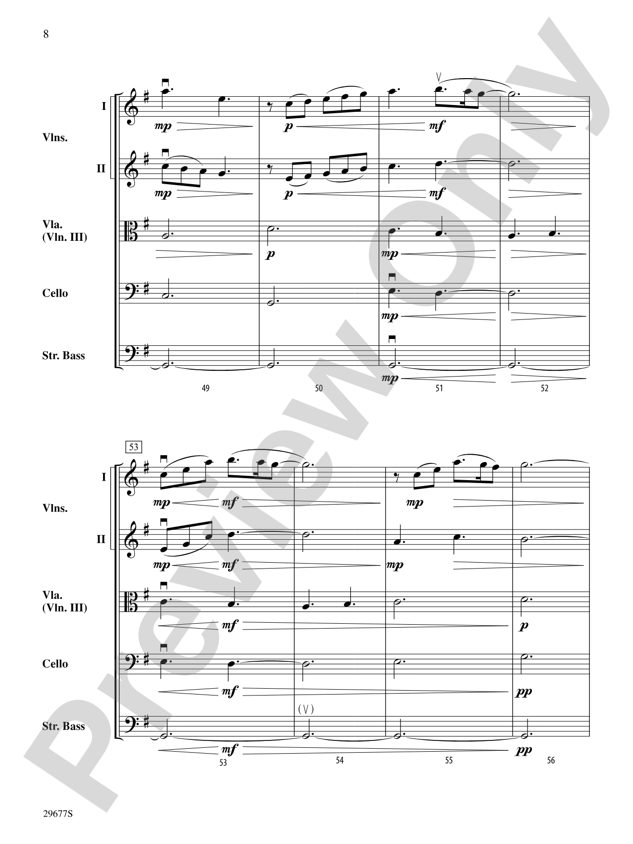 Wave Rider: String Orchestra Conductor Score & Parts