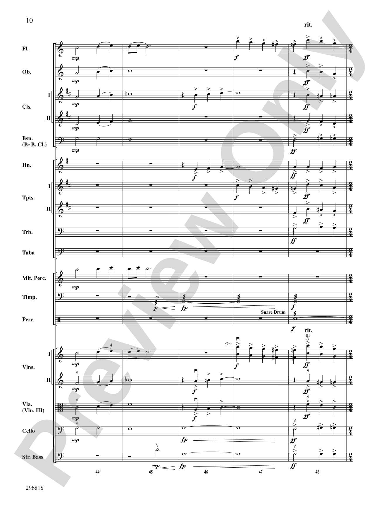 My Funny Valentine: Full Orchestra Conductor Score & Parts