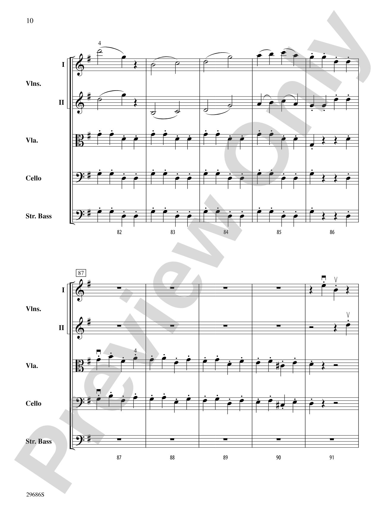Presto: String Orchestra Conductor Score & Parts