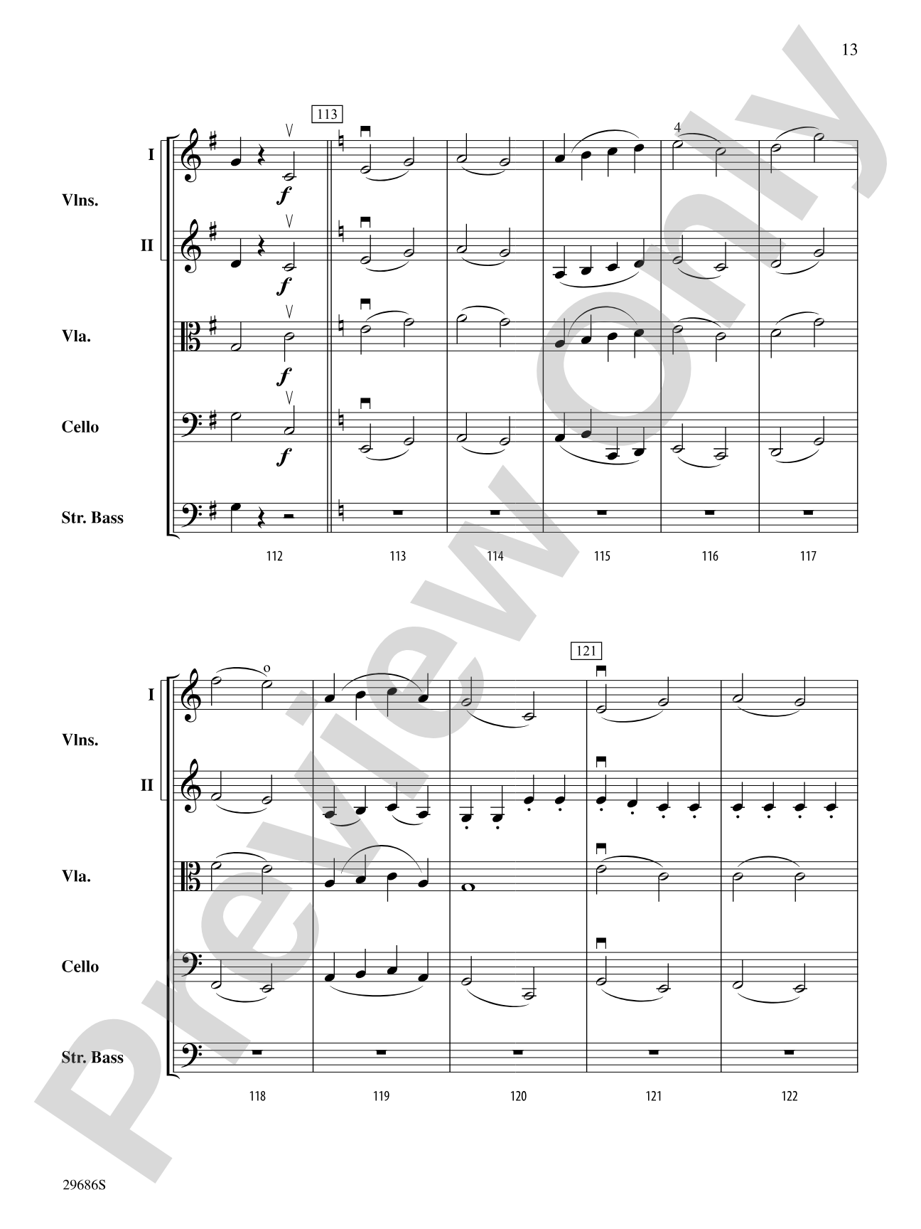 Presto: String Orchestra Conductor Score & Parts