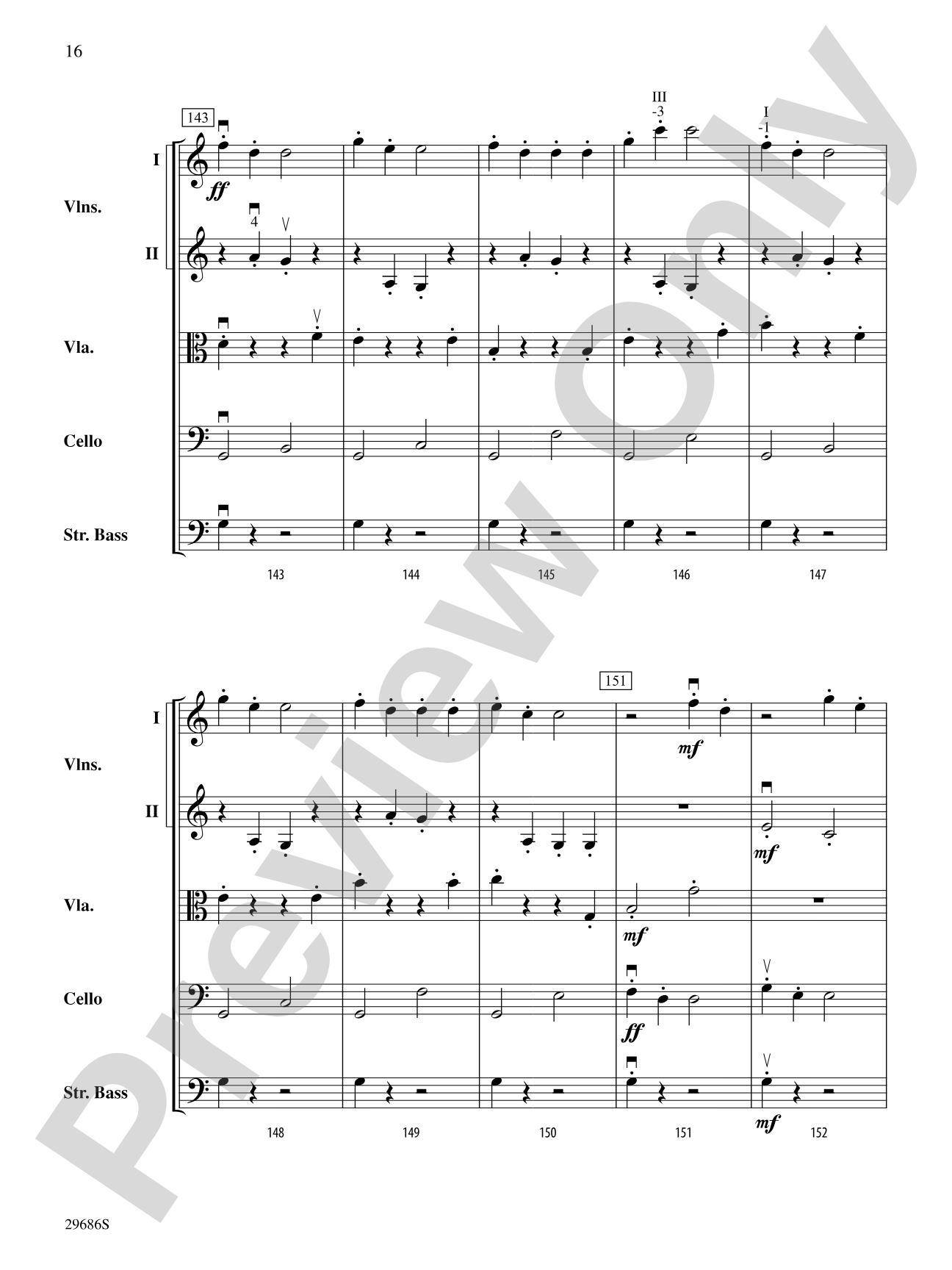 Presto: String Orchestra Conductor Score & Parts