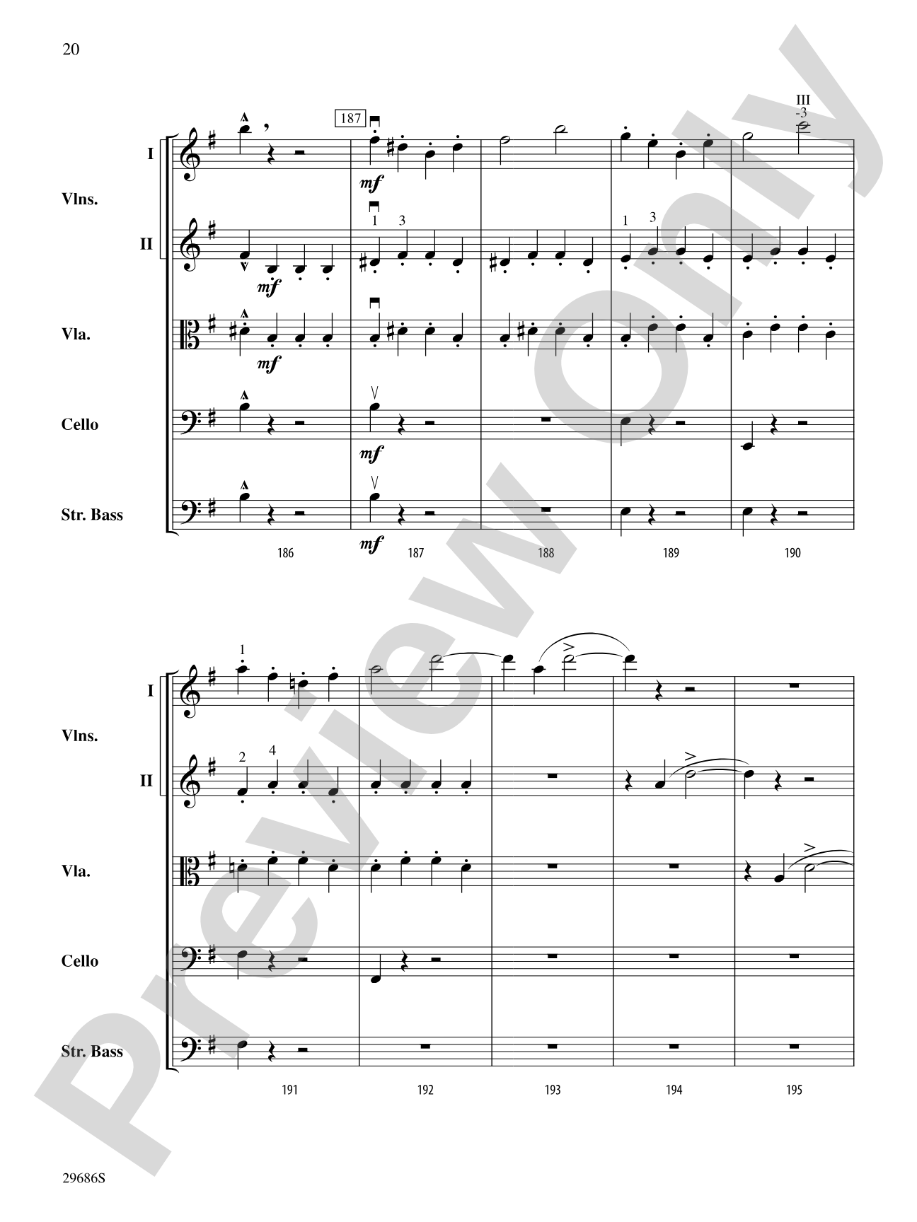 Presto: String Orchestra Conductor Score & Parts
