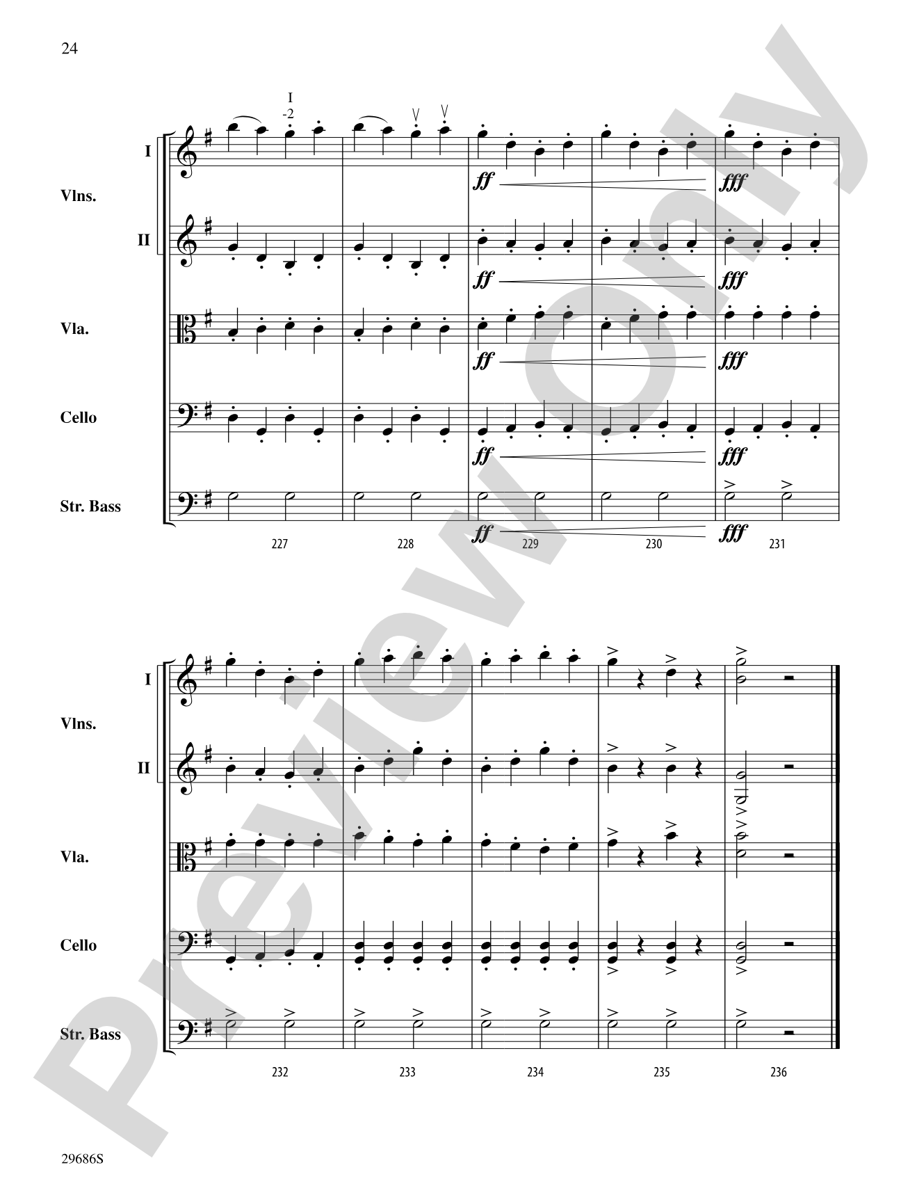 Presto: String Orchestra Conductor Score & Parts