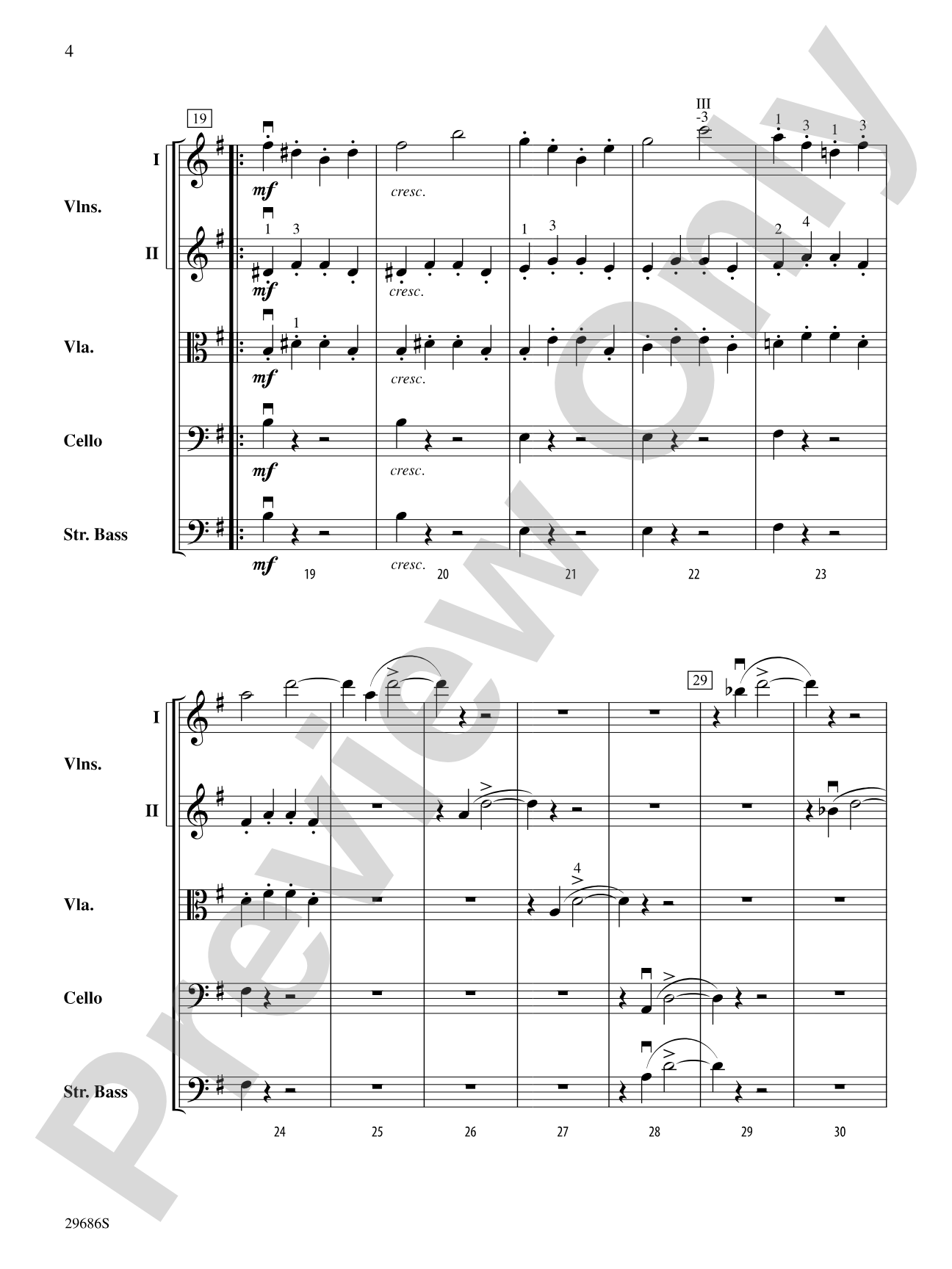 Presto: String Orchestra Conductor Score & Parts