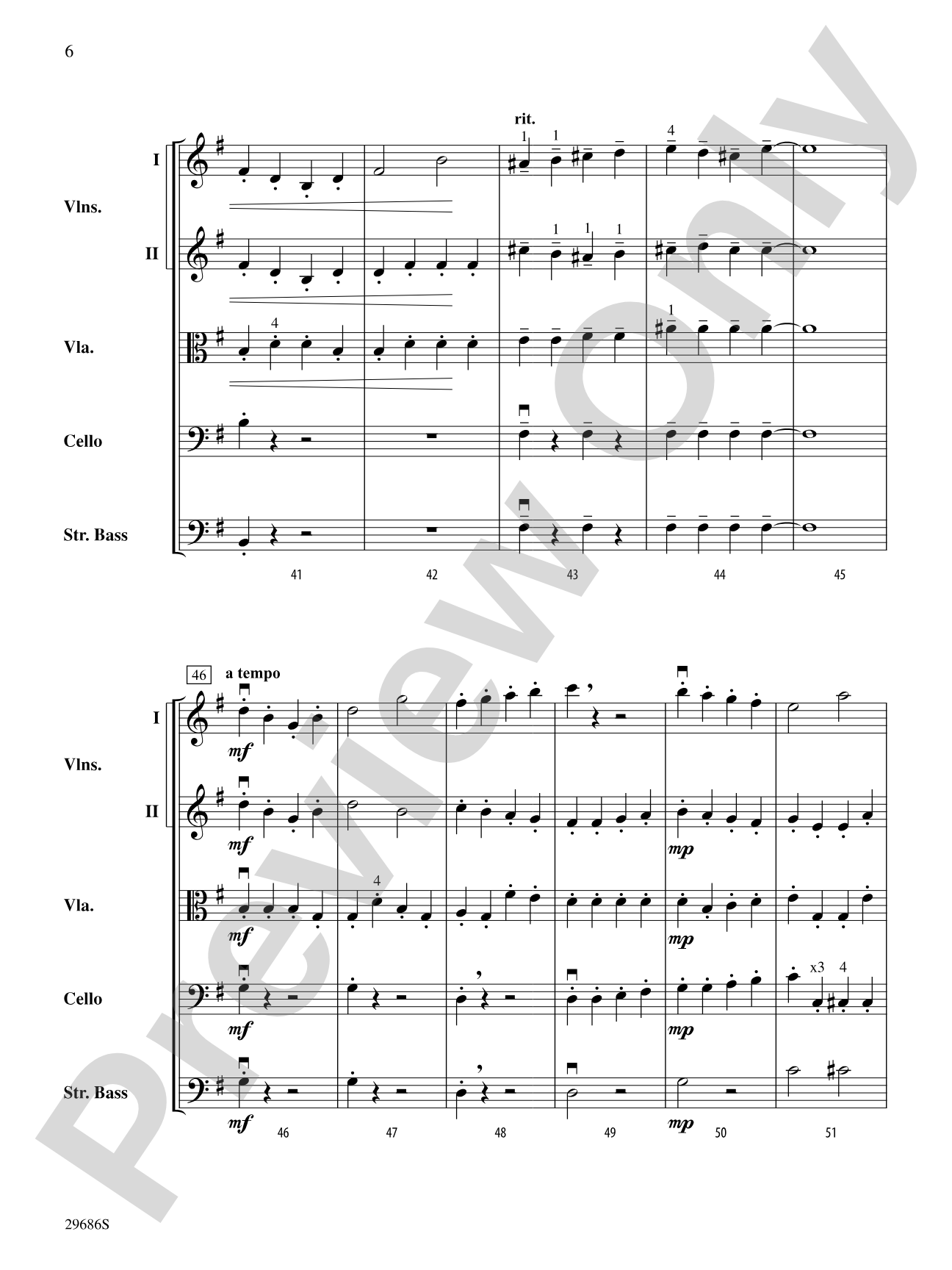 Presto: String Orchestra Conductor Score & Parts