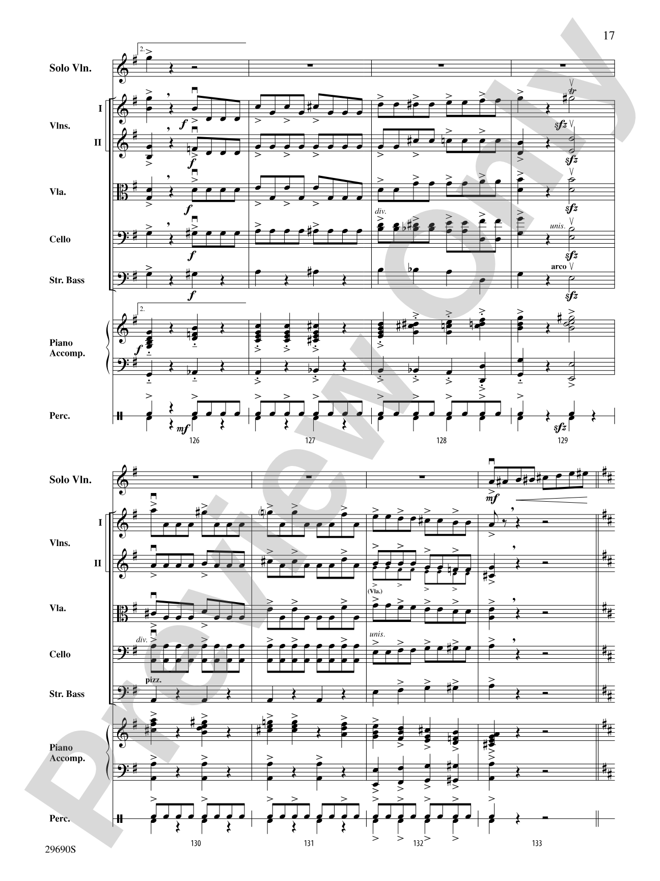 Fiddle-Faddle (for Soloist and String Orchestra): String Orchestra Conductor Score & Parts