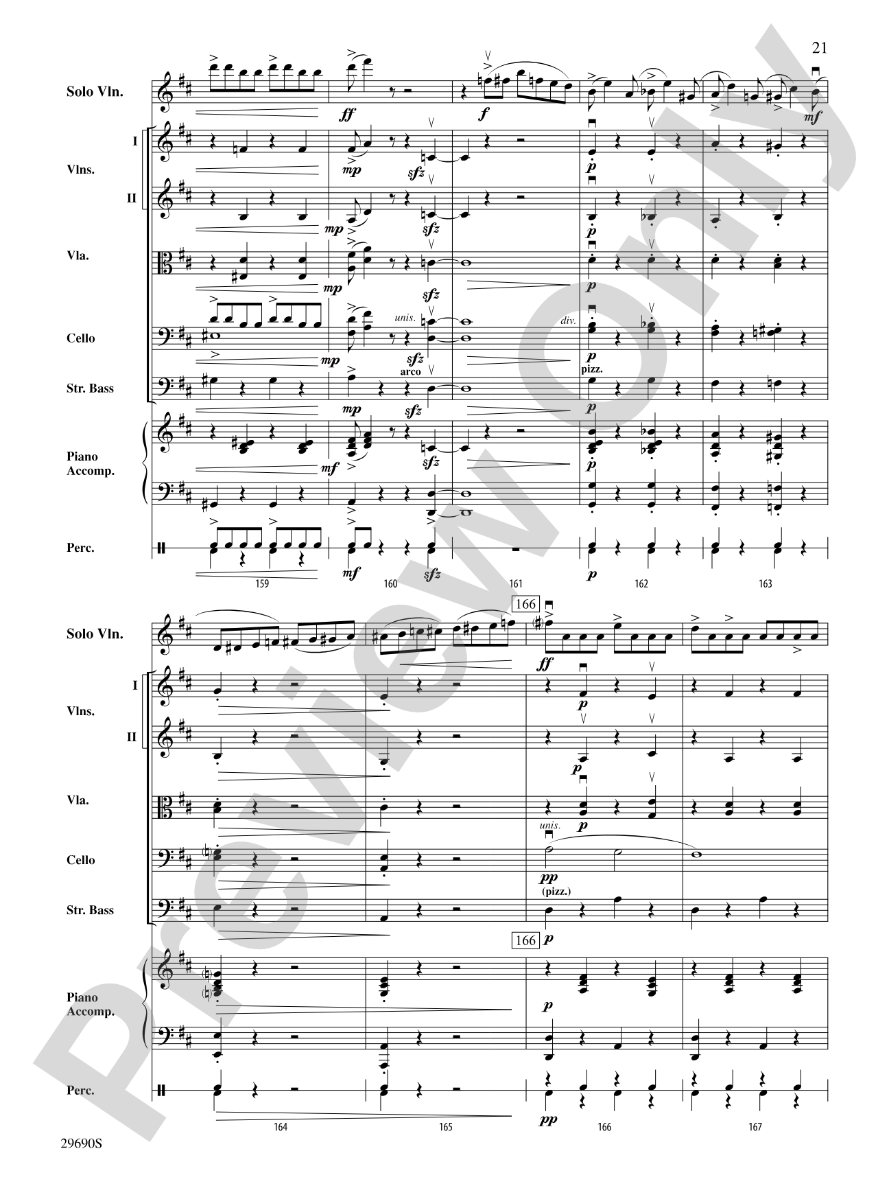 Fiddle-Faddle (for Soloist and String Orchestra): String Orchestra Conductor Score & Parts