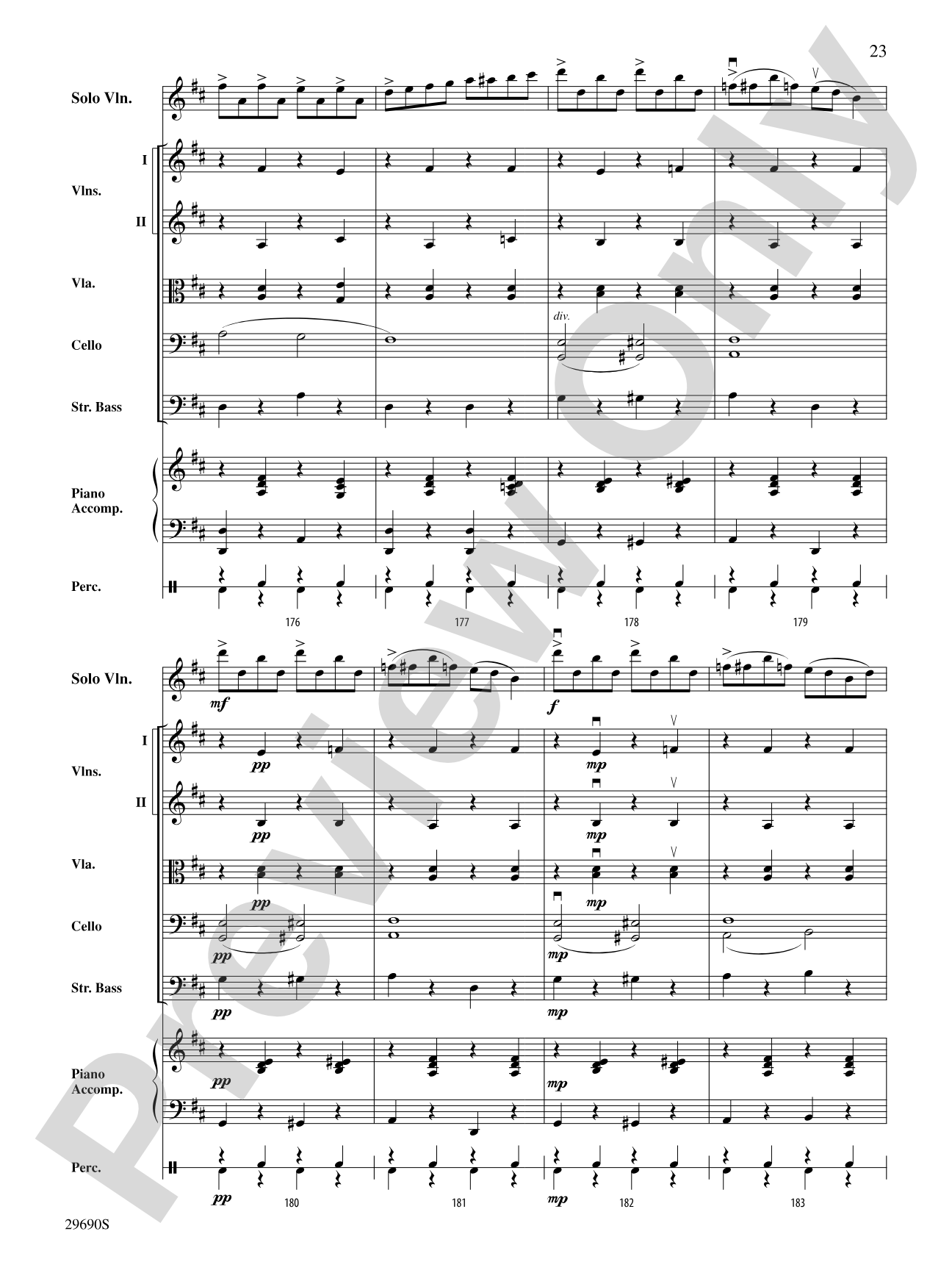 Fiddle-Faddle (for Soloist and String Orchestra): String Orchestra Conductor Score & Parts