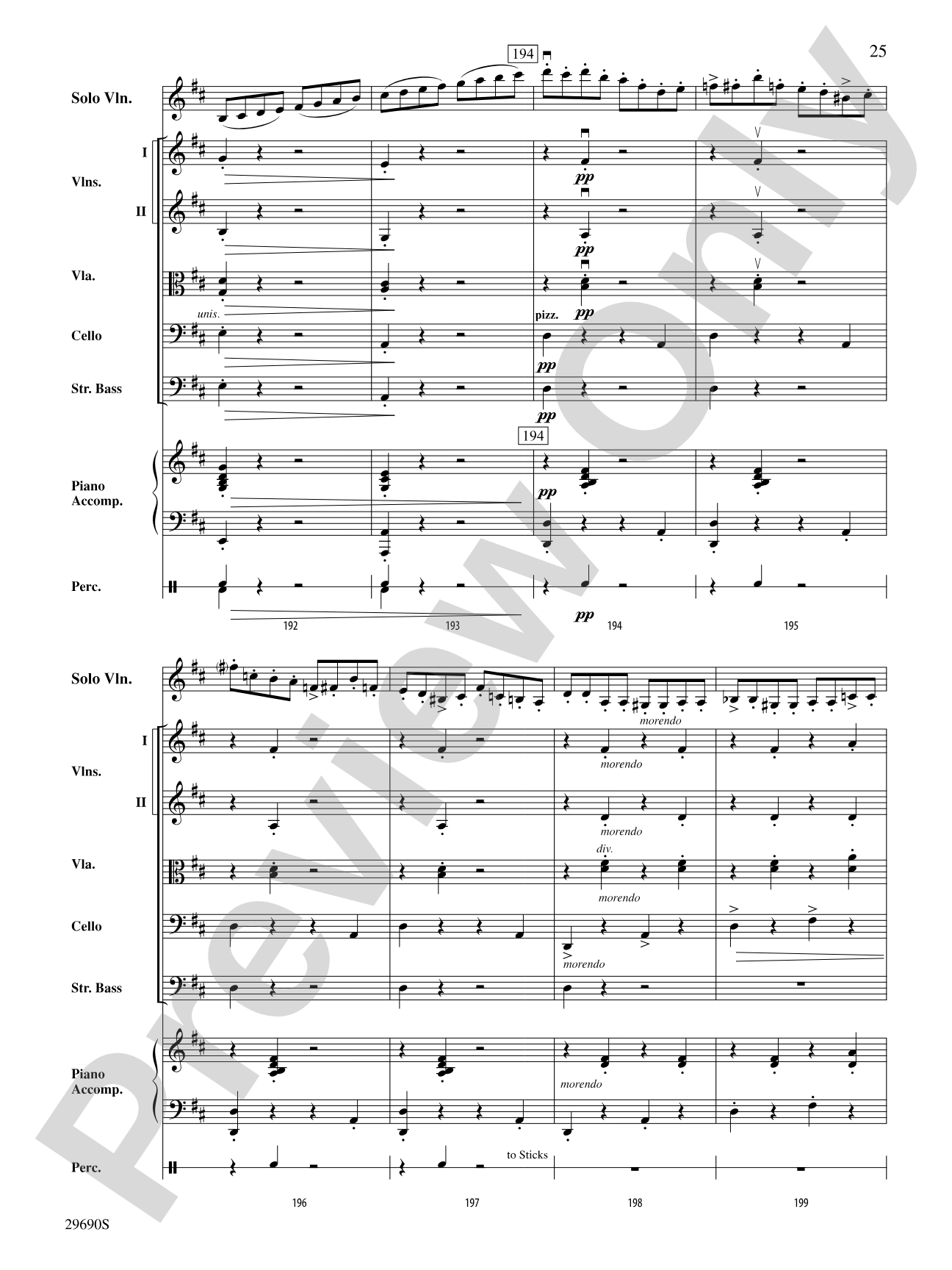 Fiddle-Faddle (for Soloist and String Orchestra): String Orchestra Conductor Score & Parts
