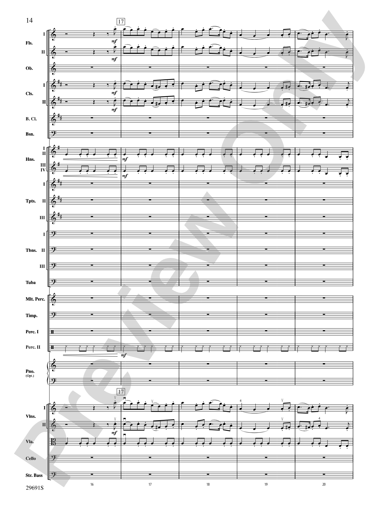 Evangeline: Two Cajun Songs: Full Orchestra Conductor Score & Parts