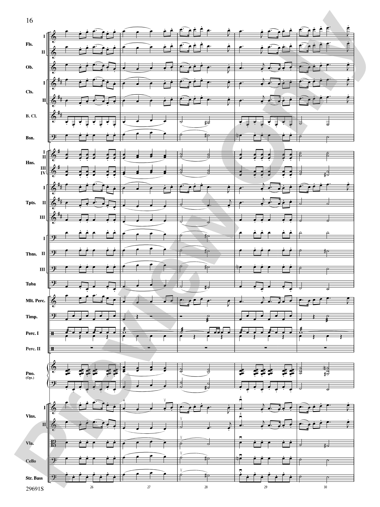 Evangeline: Two Cajun Songs: Full Orchestra Conductor Score & Parts
