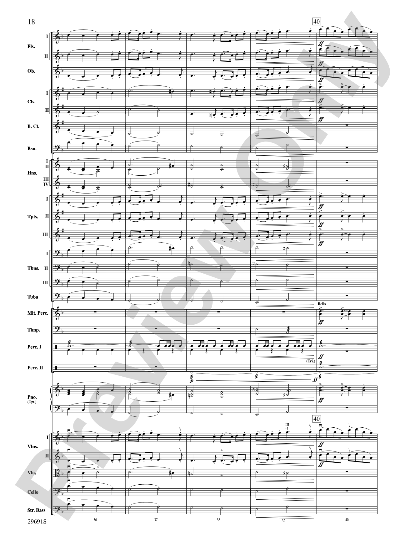 Evangeline: Two Cajun Songs: Full Orchestra Conductor Score & Parts