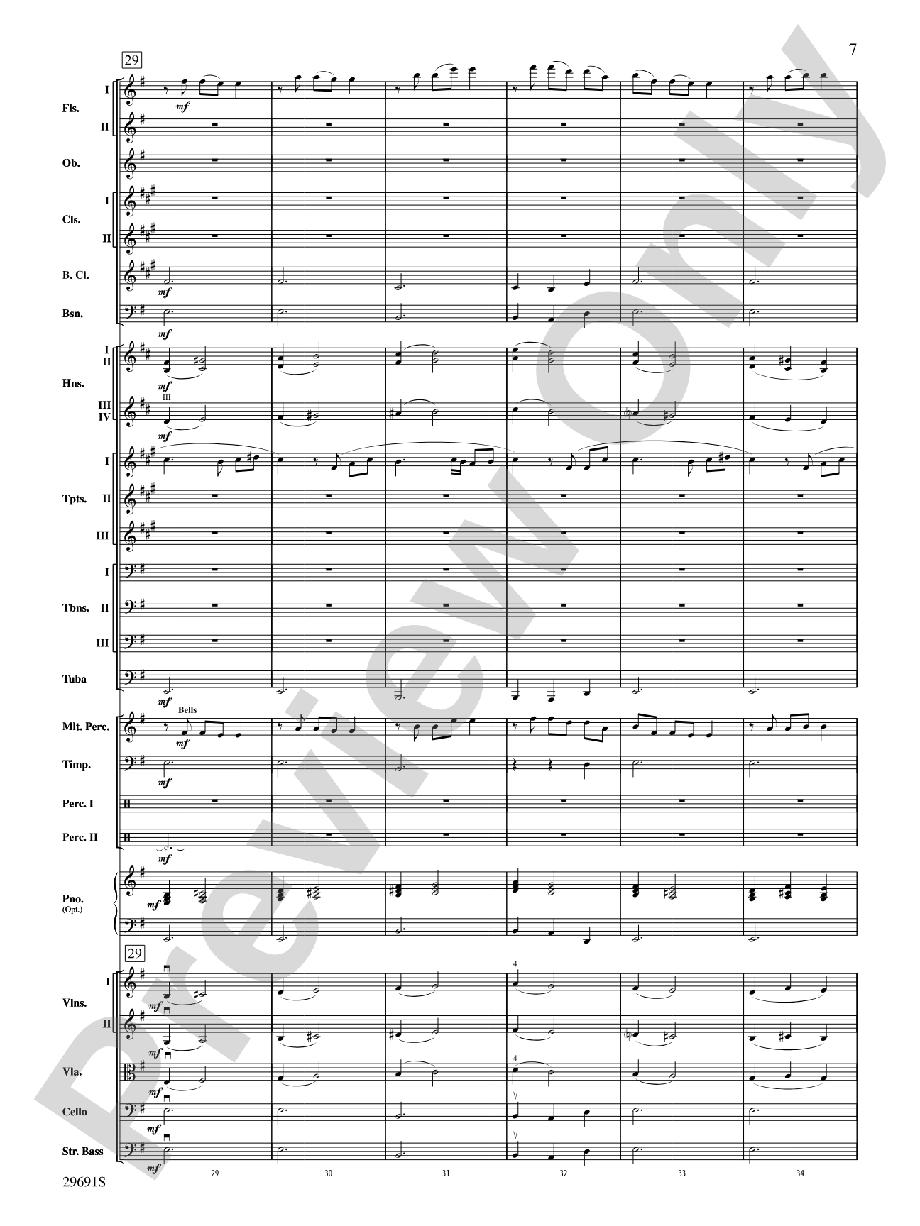 Evangeline: Two Cajun Songs: Full Orchestra Conductor Score & Parts