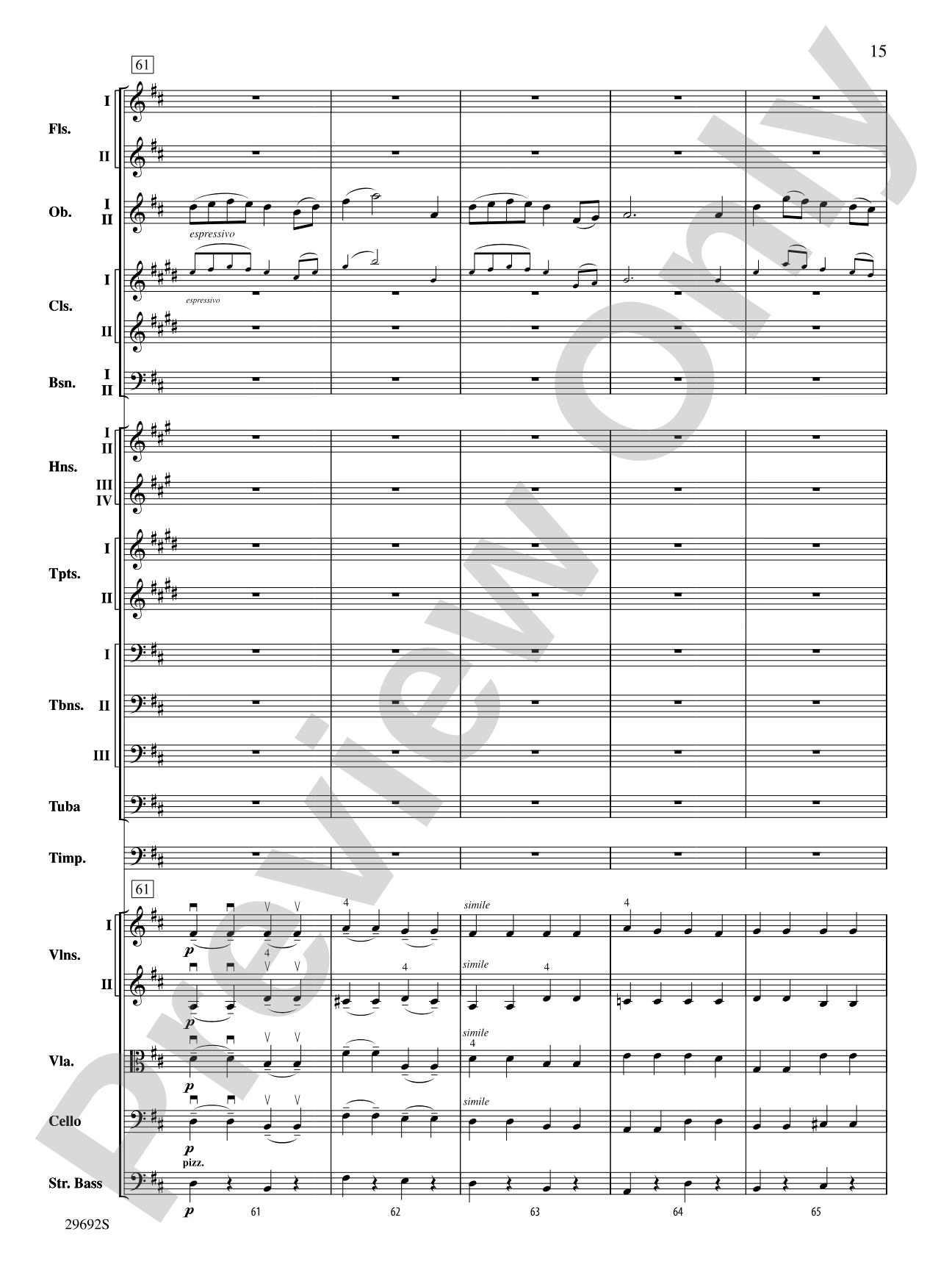Variations on a Theme by Handel: Full Orchestra Conductor Score & Parts