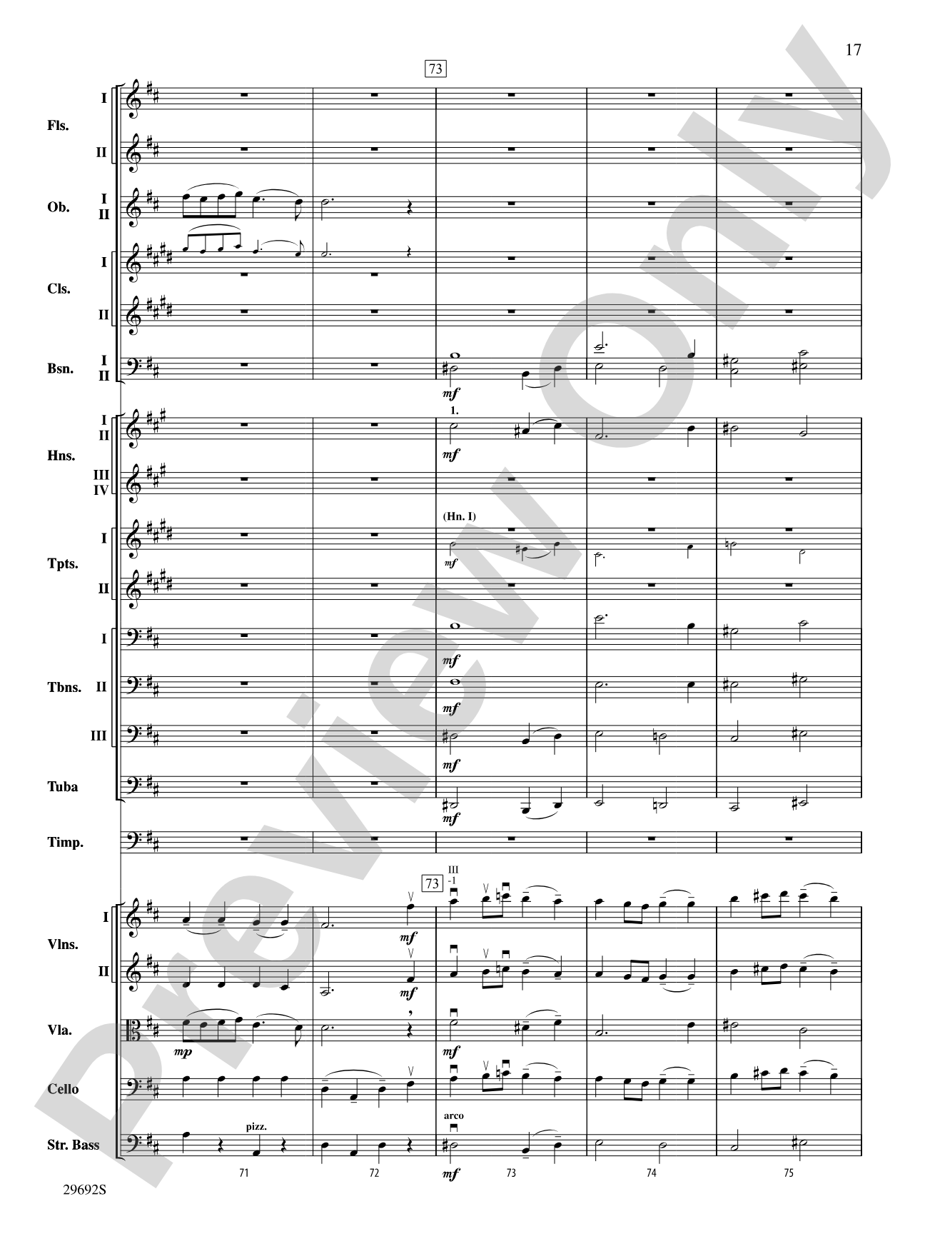 Variations on a Theme by Handel: Full Orchestra Conductor Score & Parts