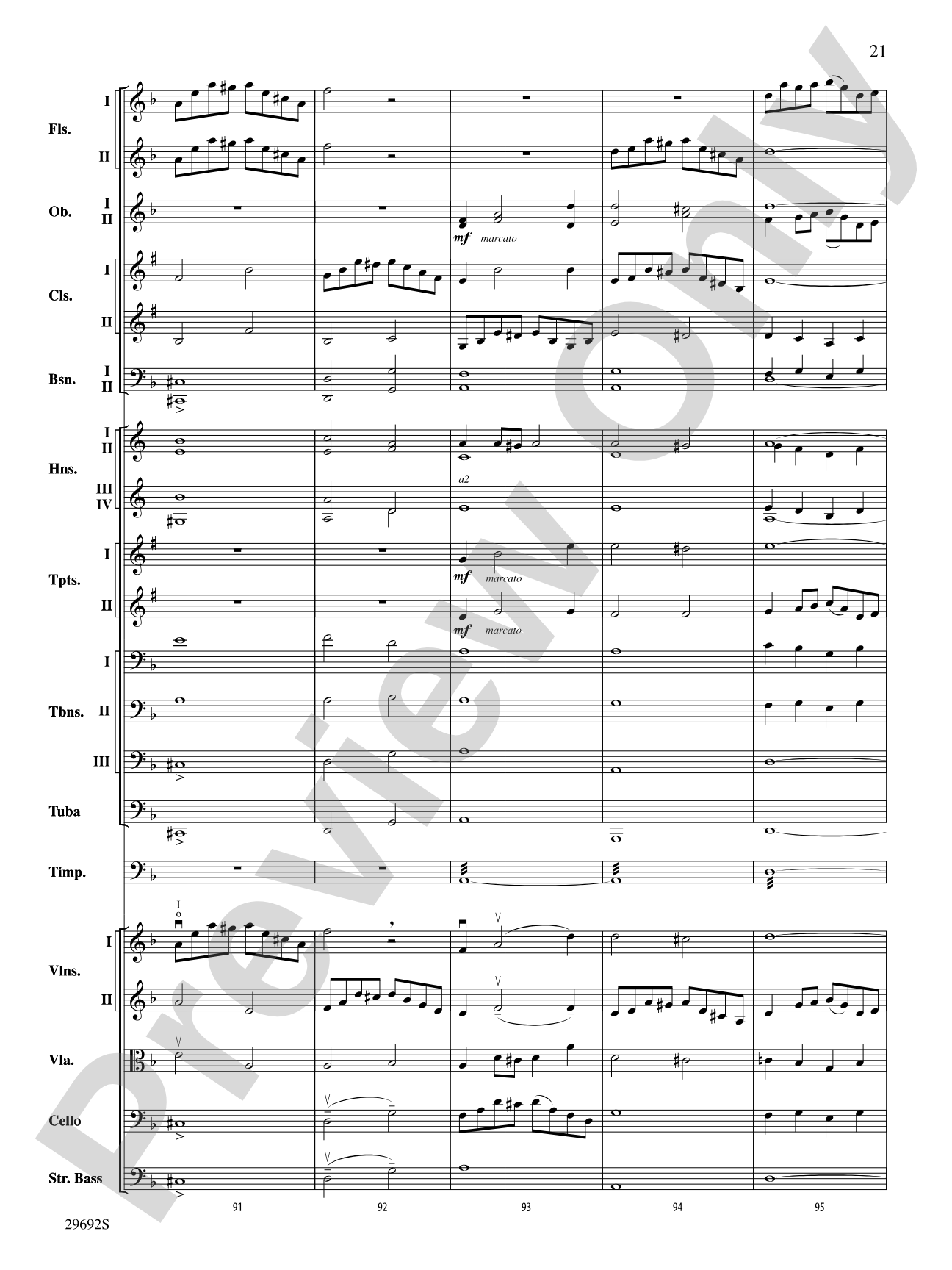 Variations on a Theme by Handel: Full Orchestra Conductor Score & Parts