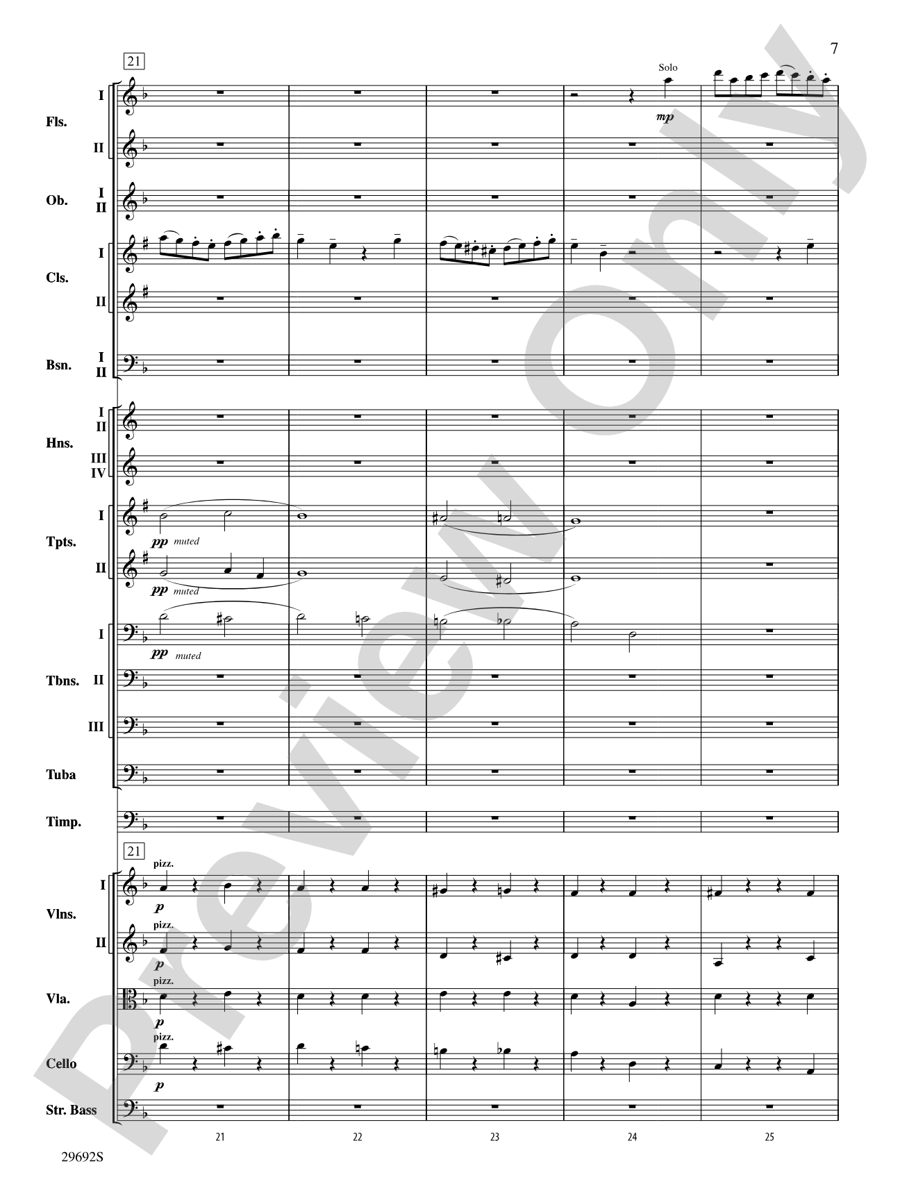 Variations on a Theme by Handel: Full Orchestra Conductor Score & Parts
