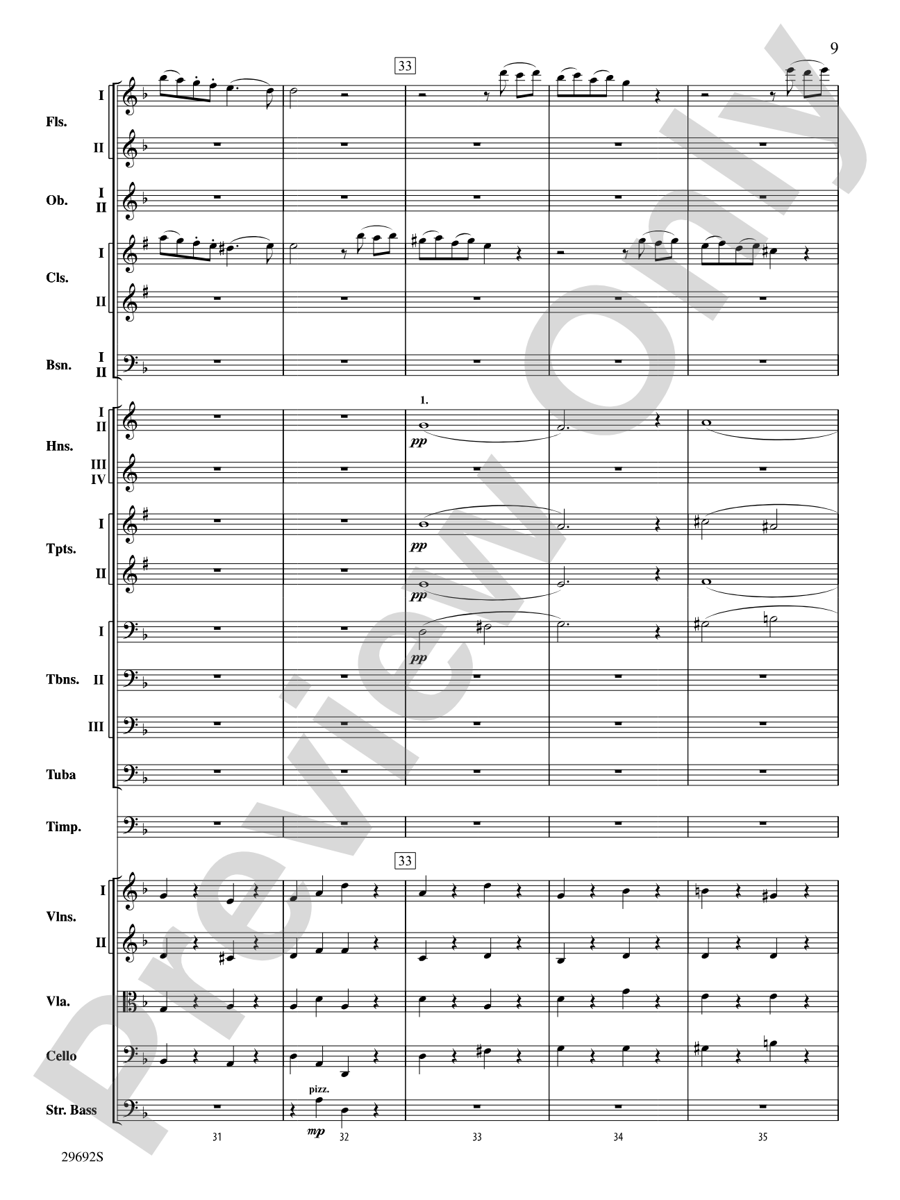Variations on a Theme by Handel: Full Orchestra Conductor Score & Parts