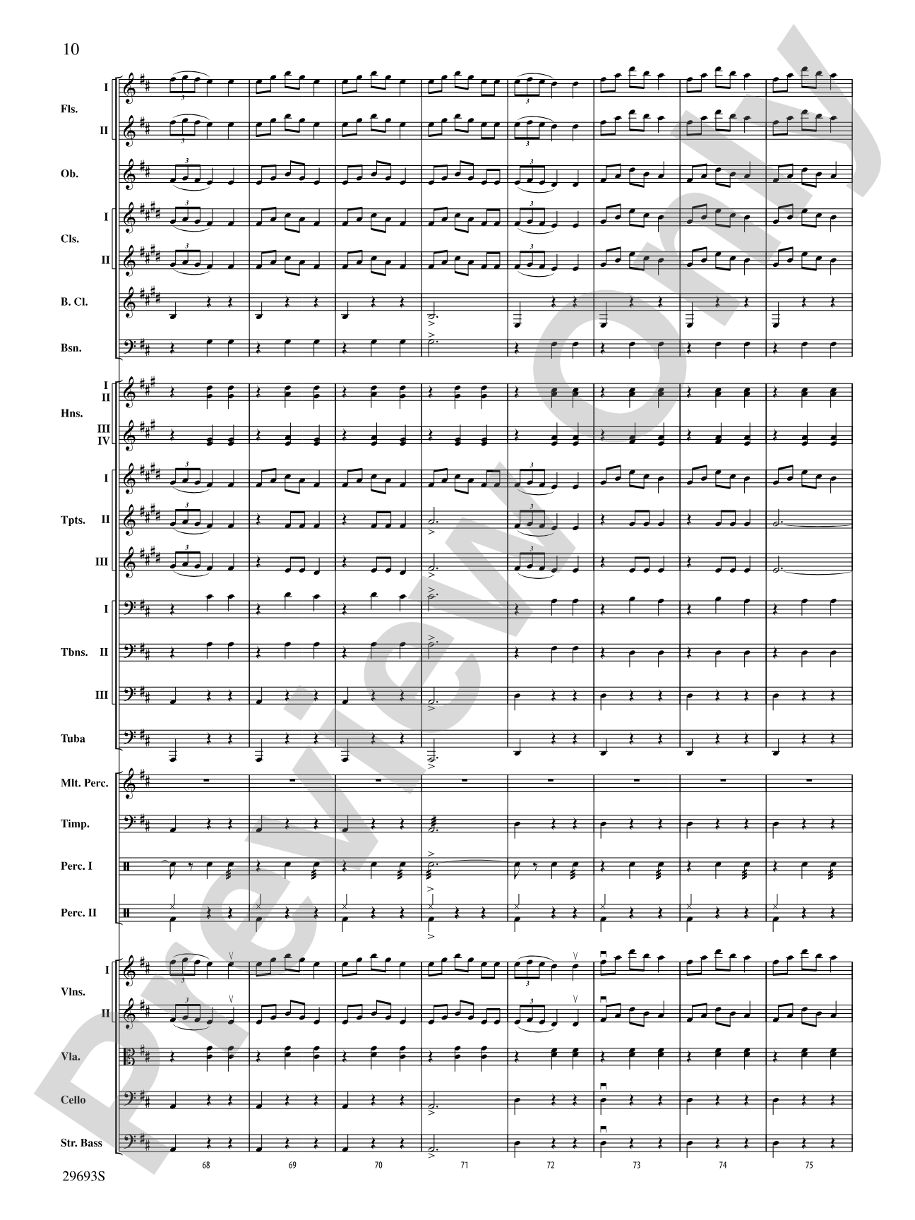 Roses de Noel (Waltz): Full Orchestra Conductor Score & Parts