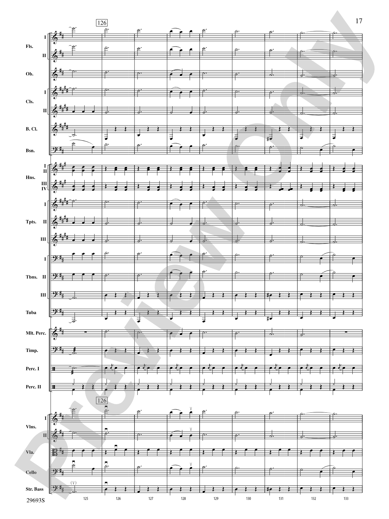 Roses de Noel (Waltz): Full Orchestra Conductor Score & Parts