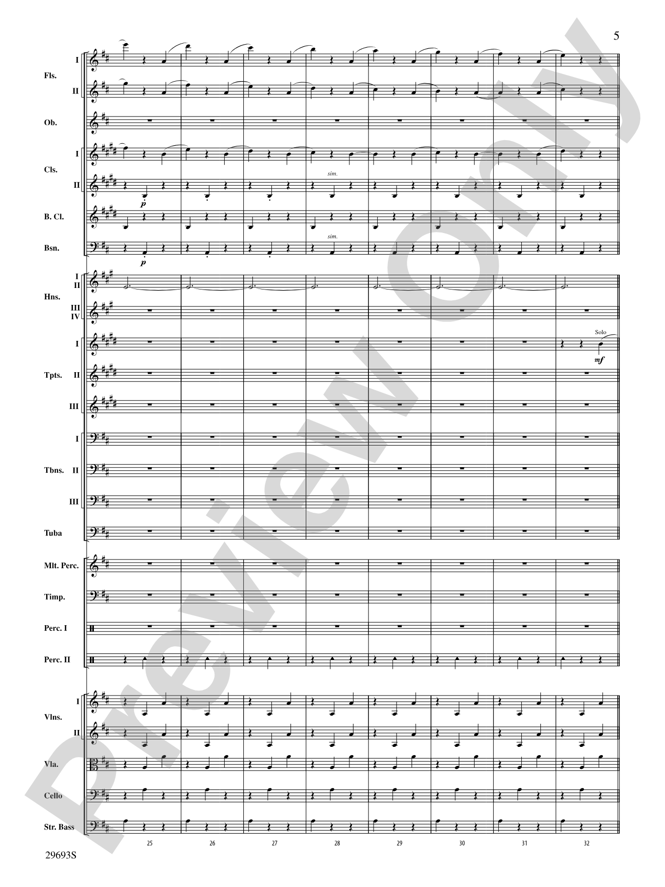Roses de Noel (Waltz): Full Orchestra Conductor Score & Parts