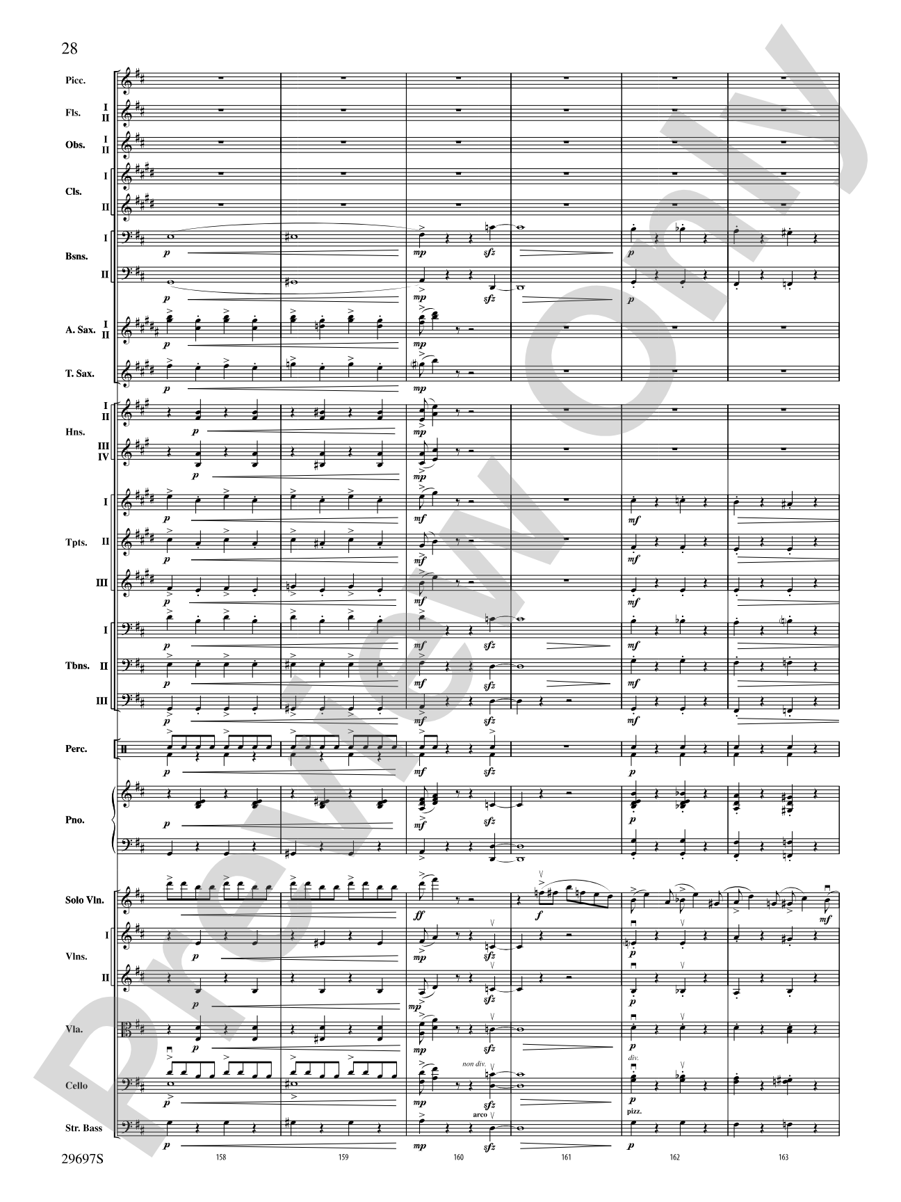 Fiddle-Faddle for Soloist and Full Orchestra: Full Orchestra Conductor Score & Parts