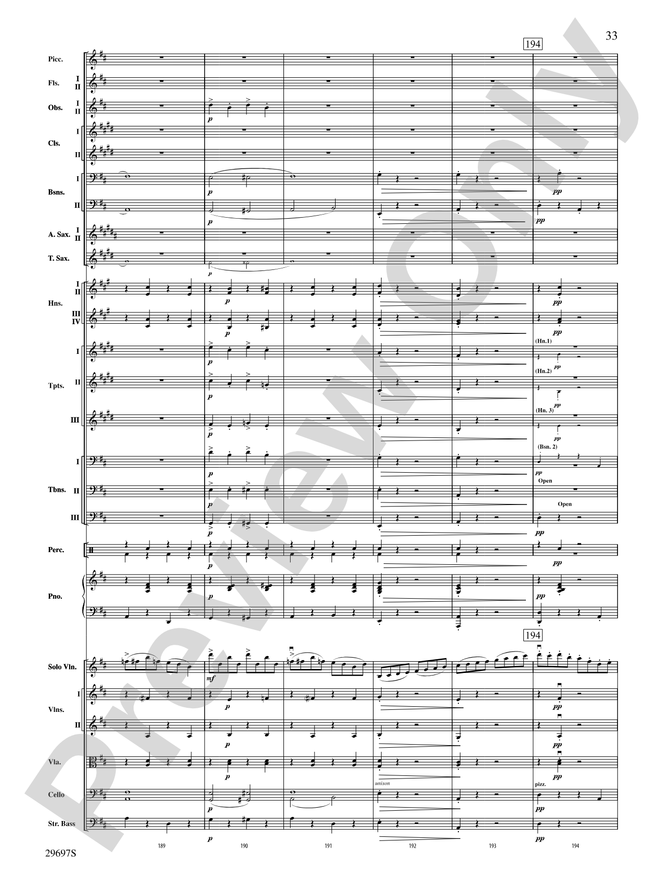 Fiddle-Faddle for Soloist and Full Orchestra: Full Orchestra Conductor Score & Parts