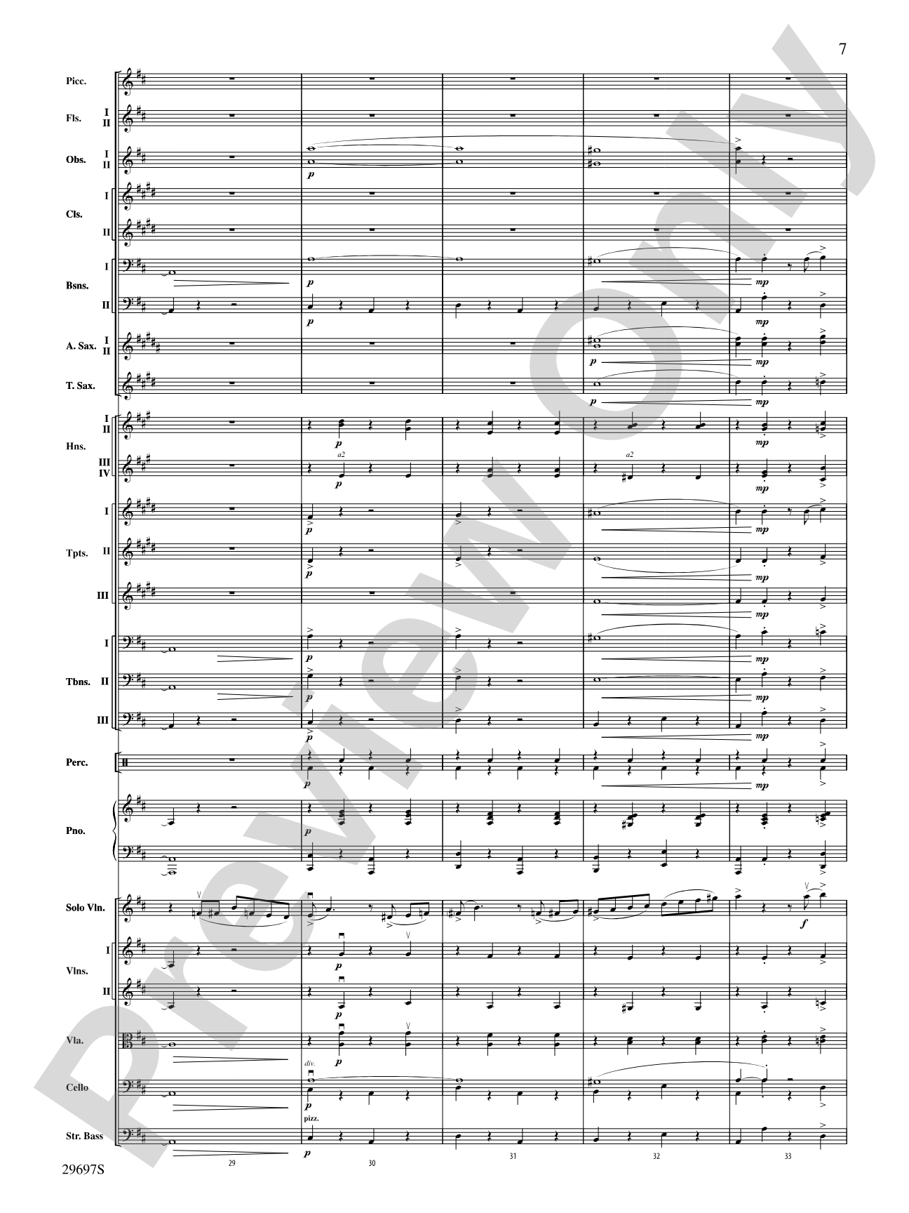 Fiddle-Faddle for Soloist and Full Orchestra: Full Orchestra Conductor Score & Parts