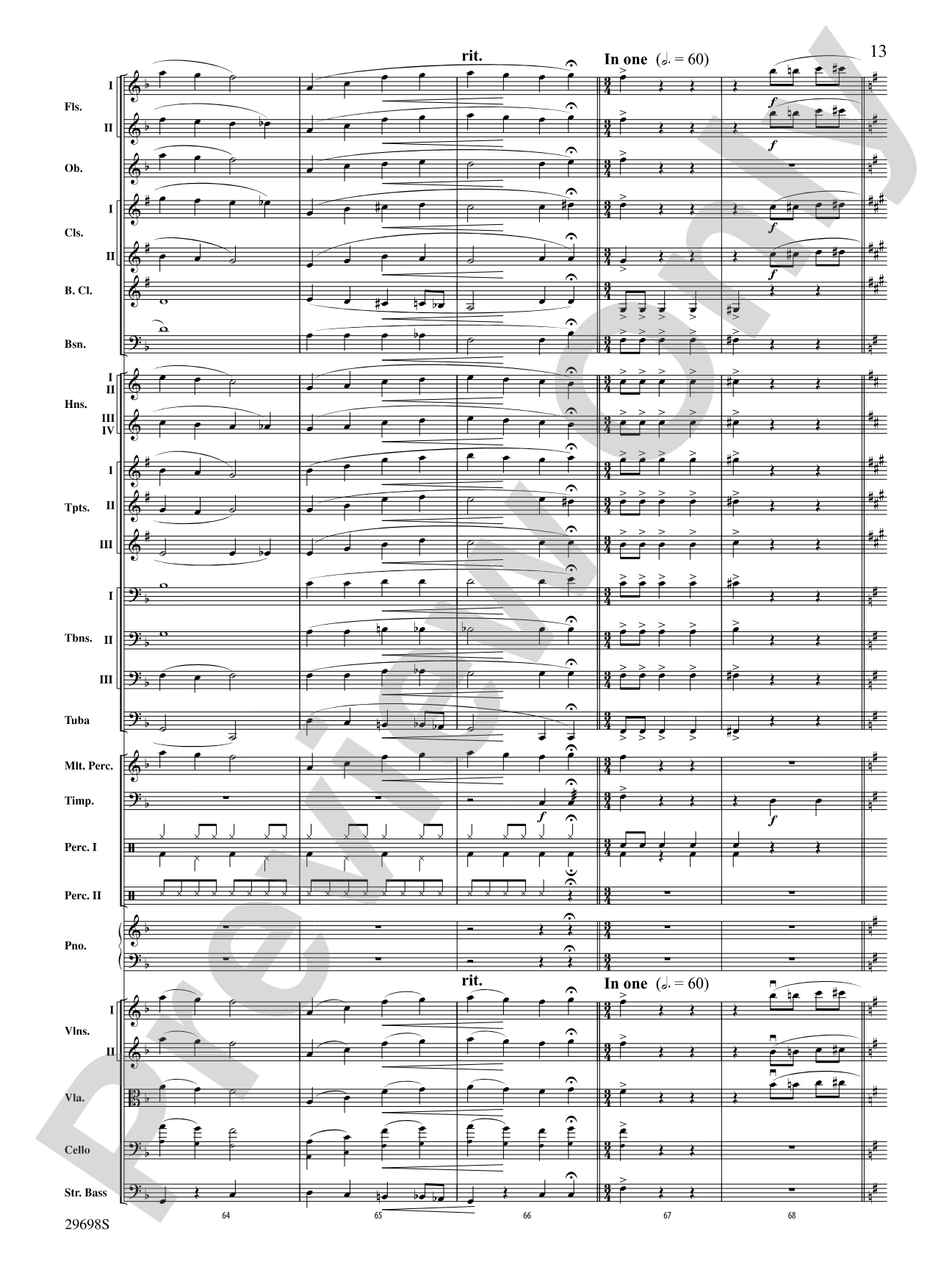 Variations on Ding! Dong! The Witch Is Dead!: Full Orchestra Conductor Score & Parts