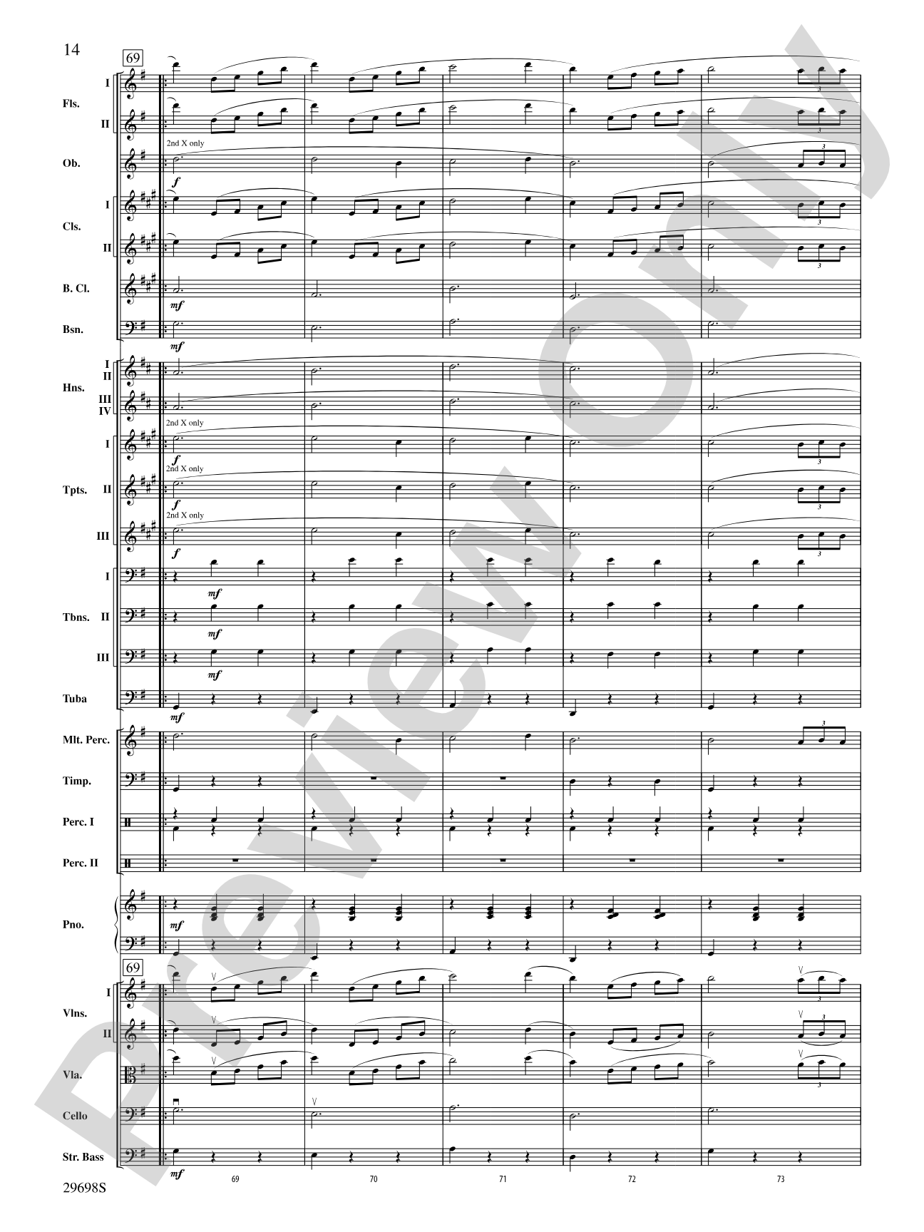 Variations on Ding! Dong! The Witch Is Dead!: Full Orchestra Conductor Score & Parts