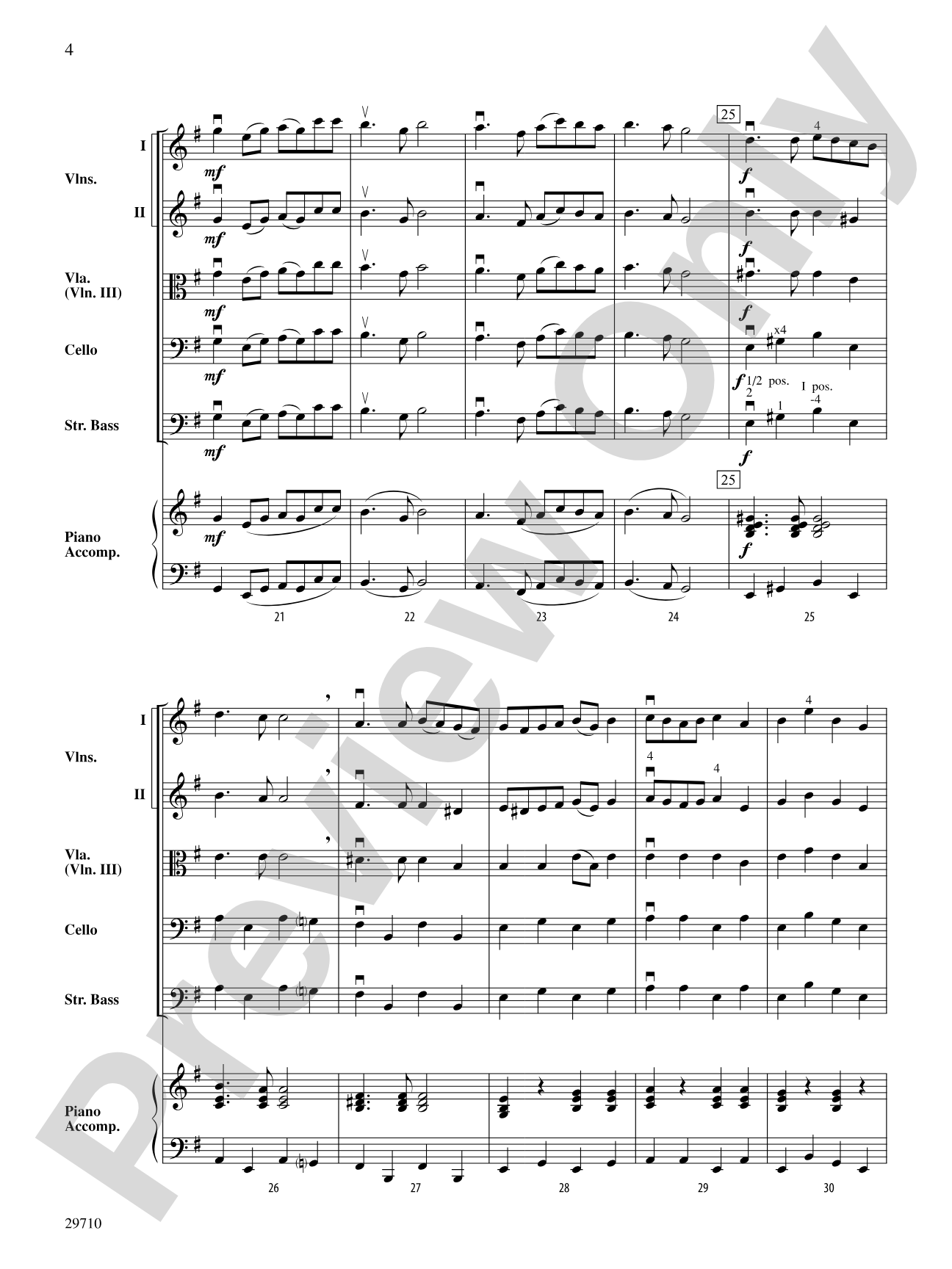 Tulip Tree: String Orchestra Conductor Score & Parts