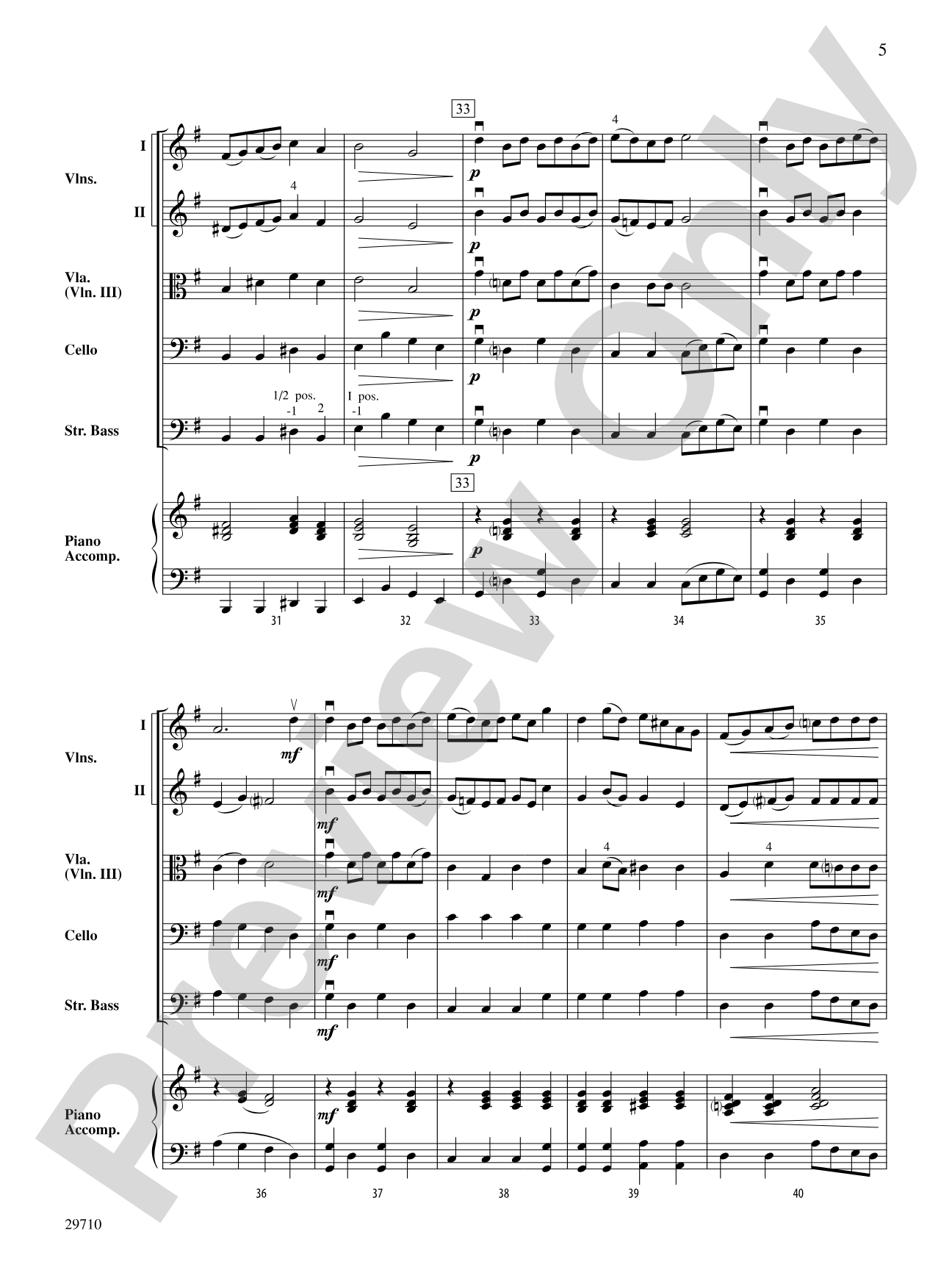 Tulip Tree: String Orchestra Conductor Score & Parts