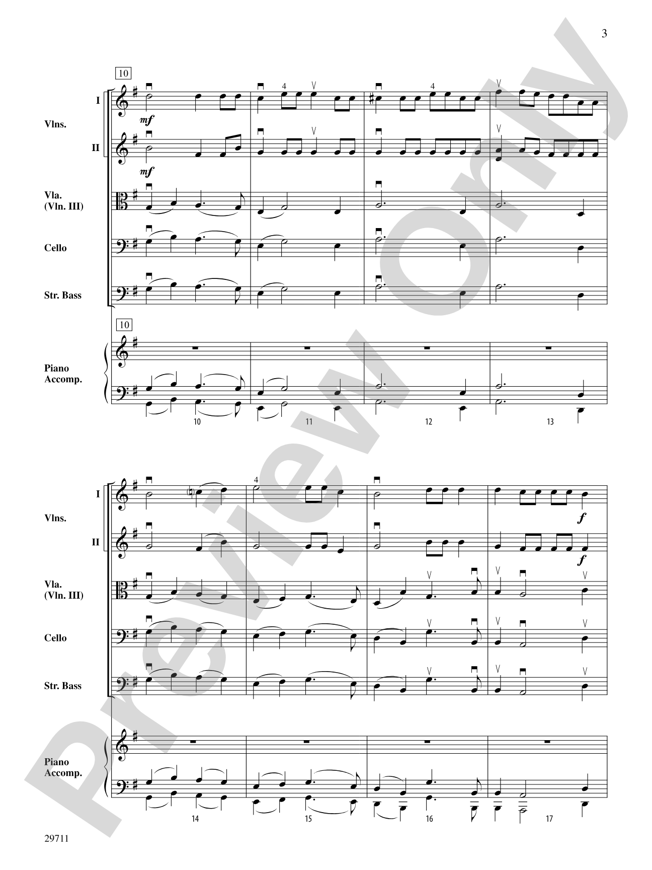 Dixie: String Orchestra Conductor Score & Parts