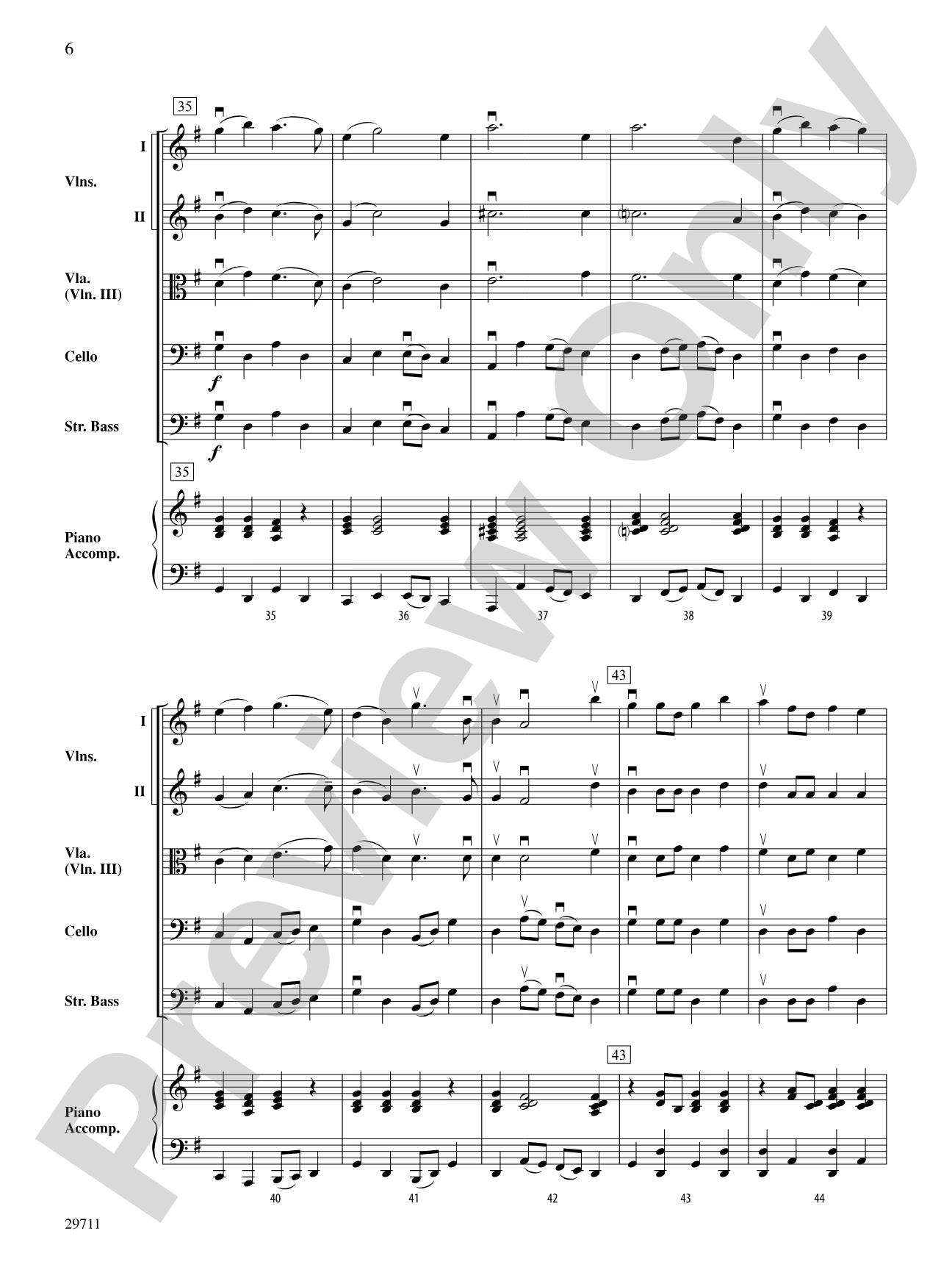 Dixie: String Orchestra Conductor Score & Parts