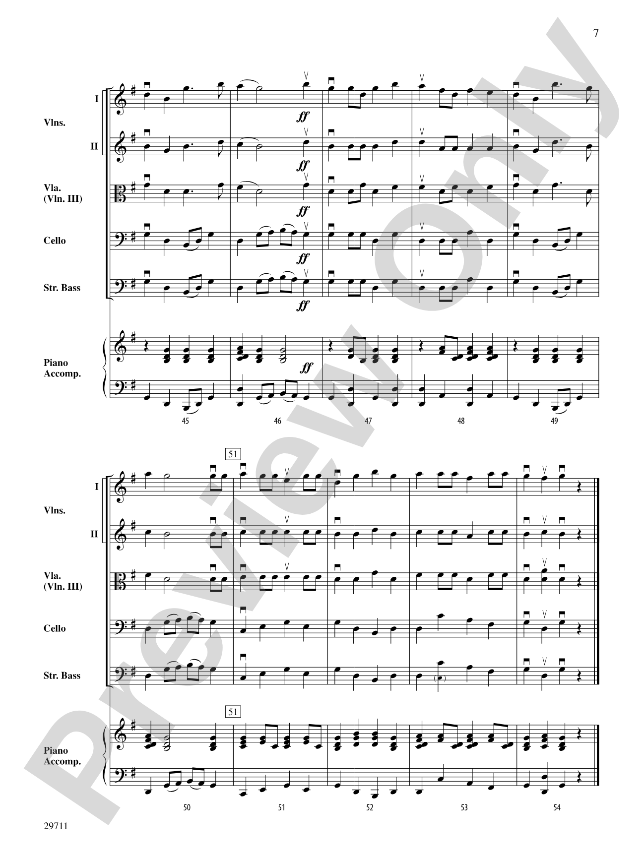 Dixie: String Orchestra Conductor Score & Parts