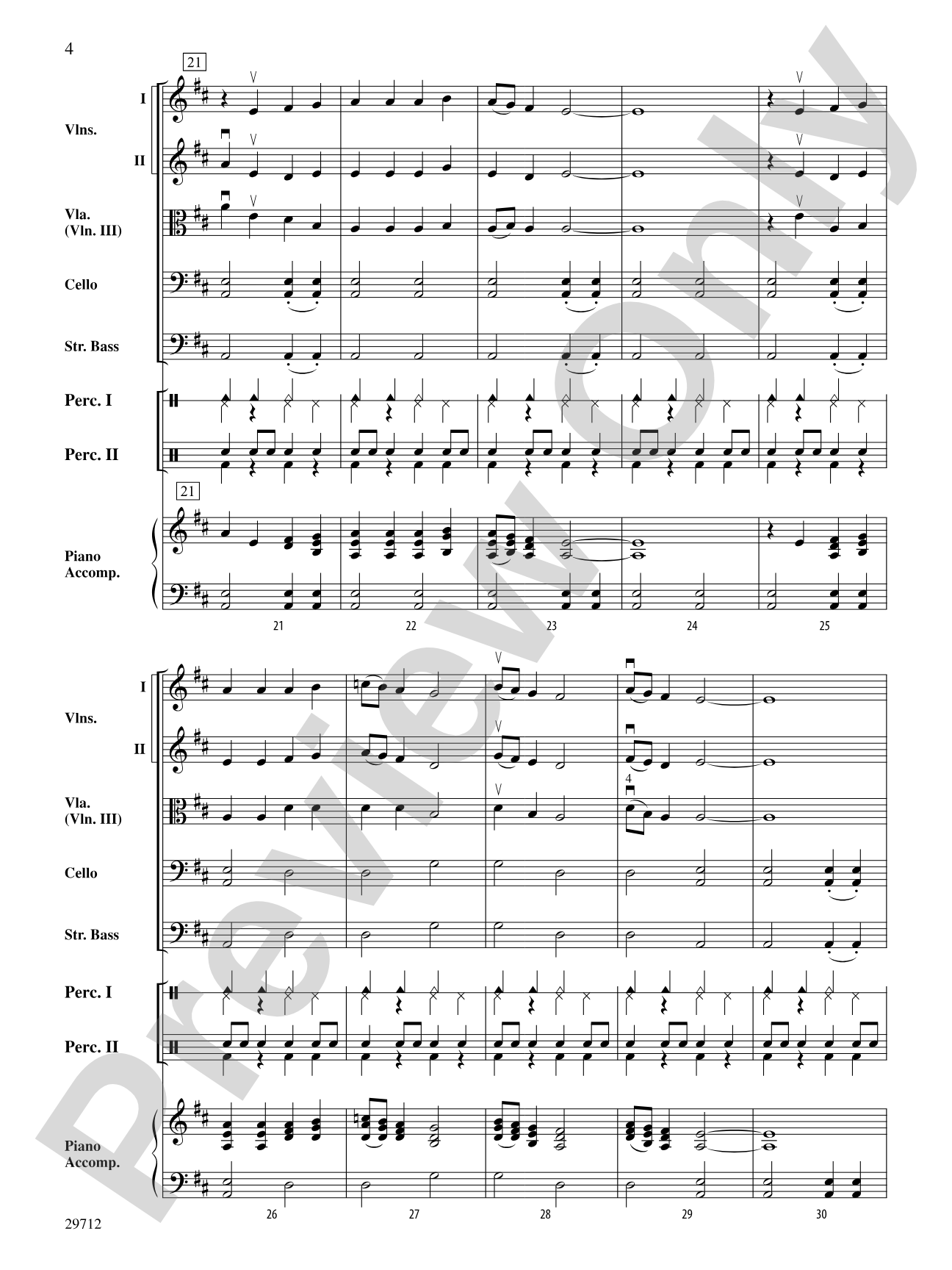 The Little Drummer Boy: String Orchestra Conductor Score & Parts
