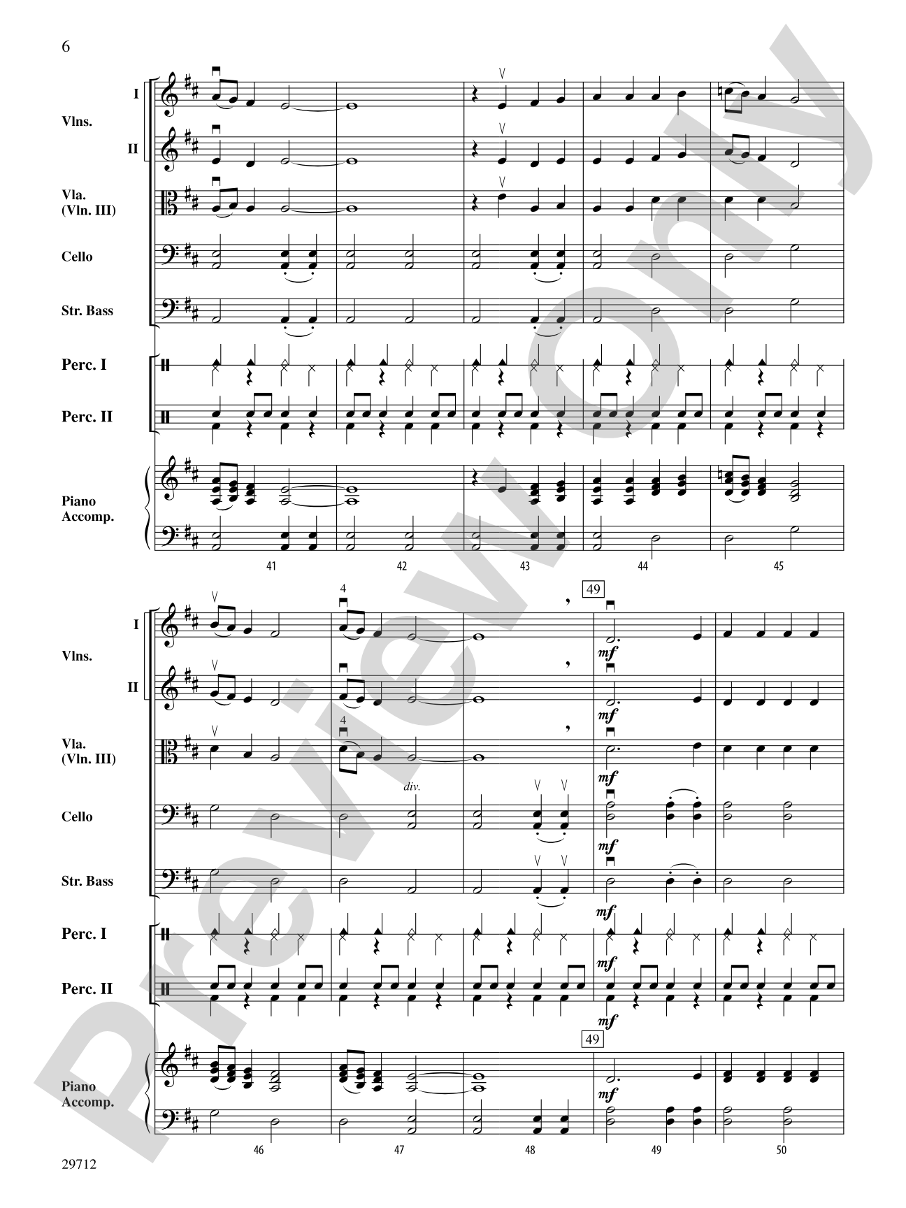 The Little Drummer Boy: String Orchestra Conductor Score & Parts