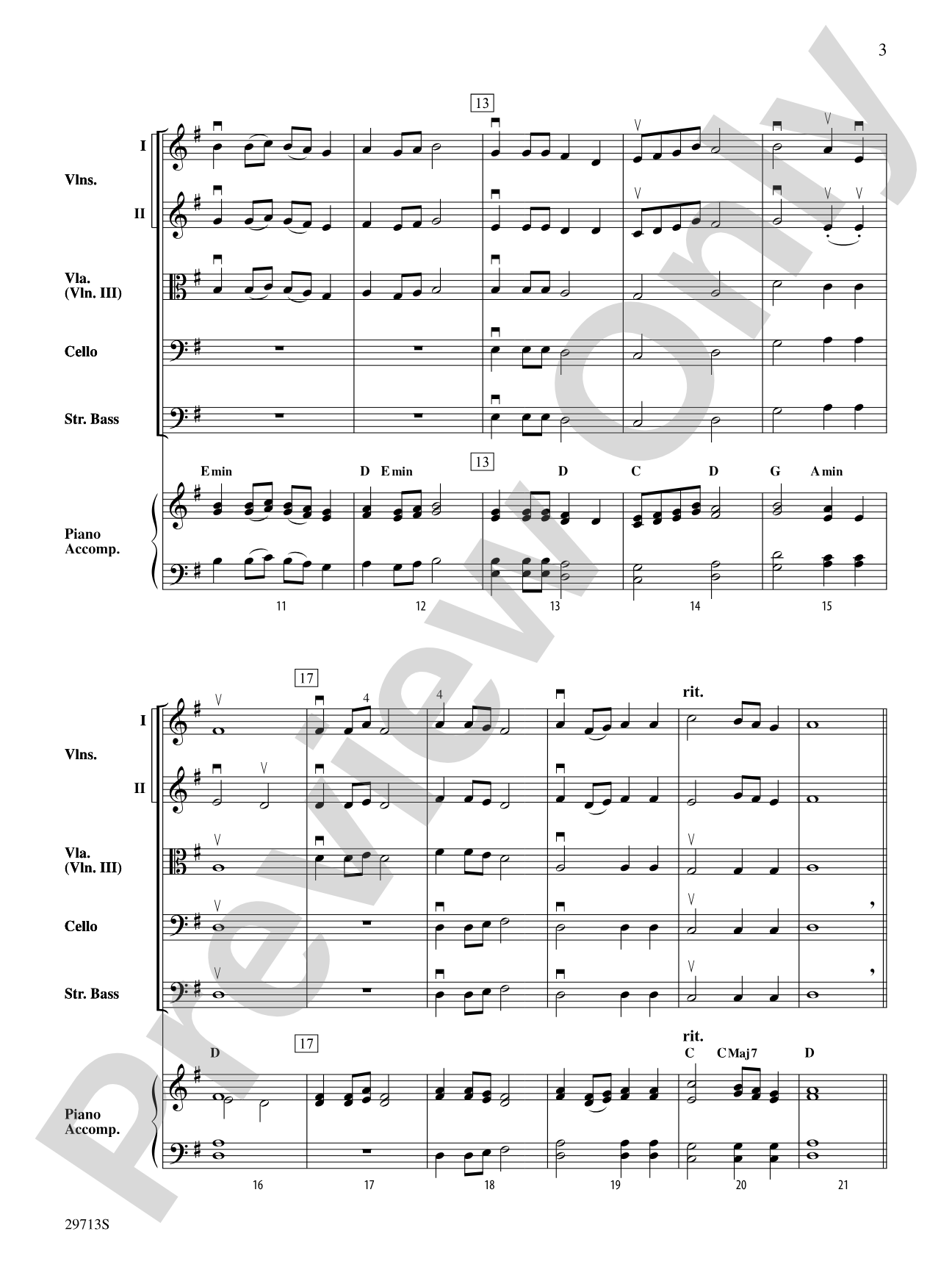 The Enchanted Wizard: String Orchestra Conductor Score & Parts