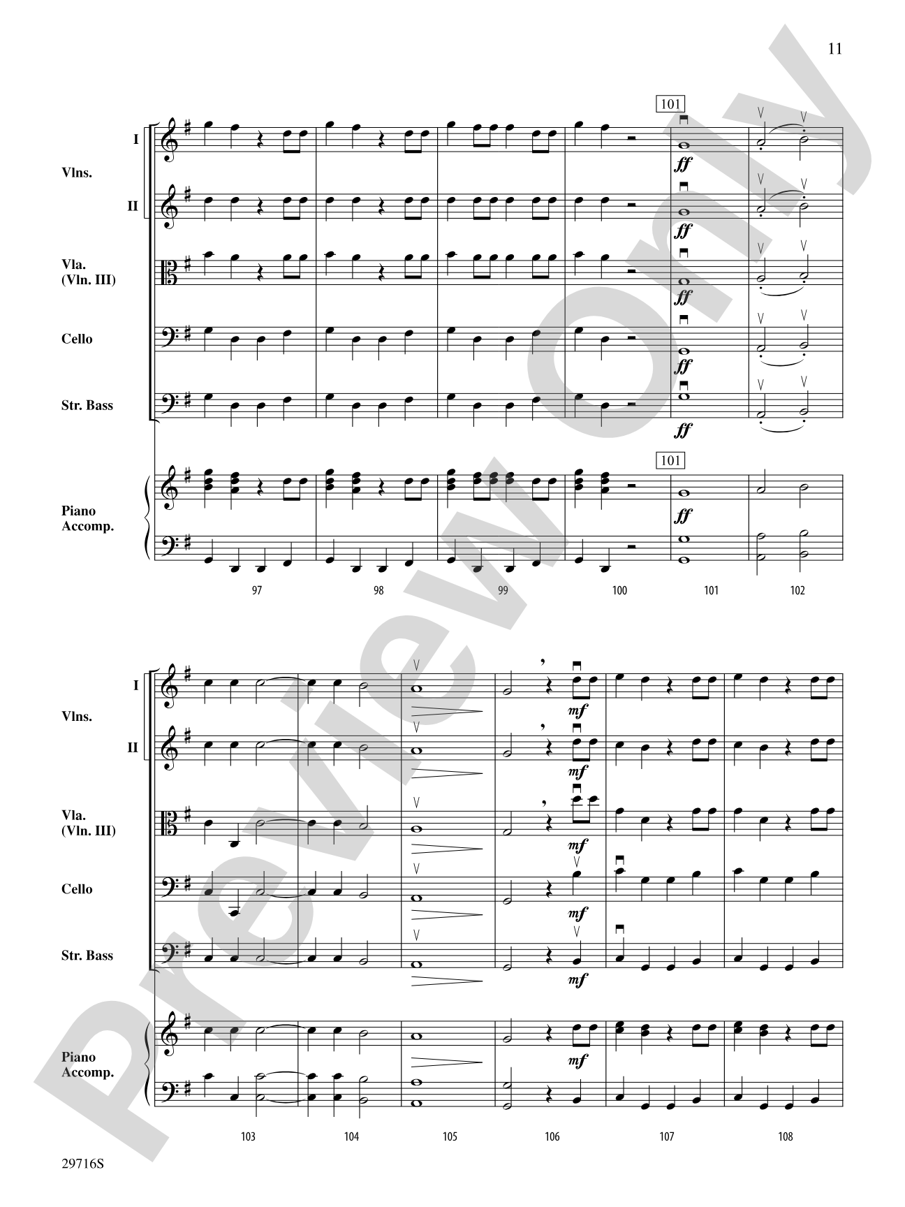Themes from Handel's Messiah: Score