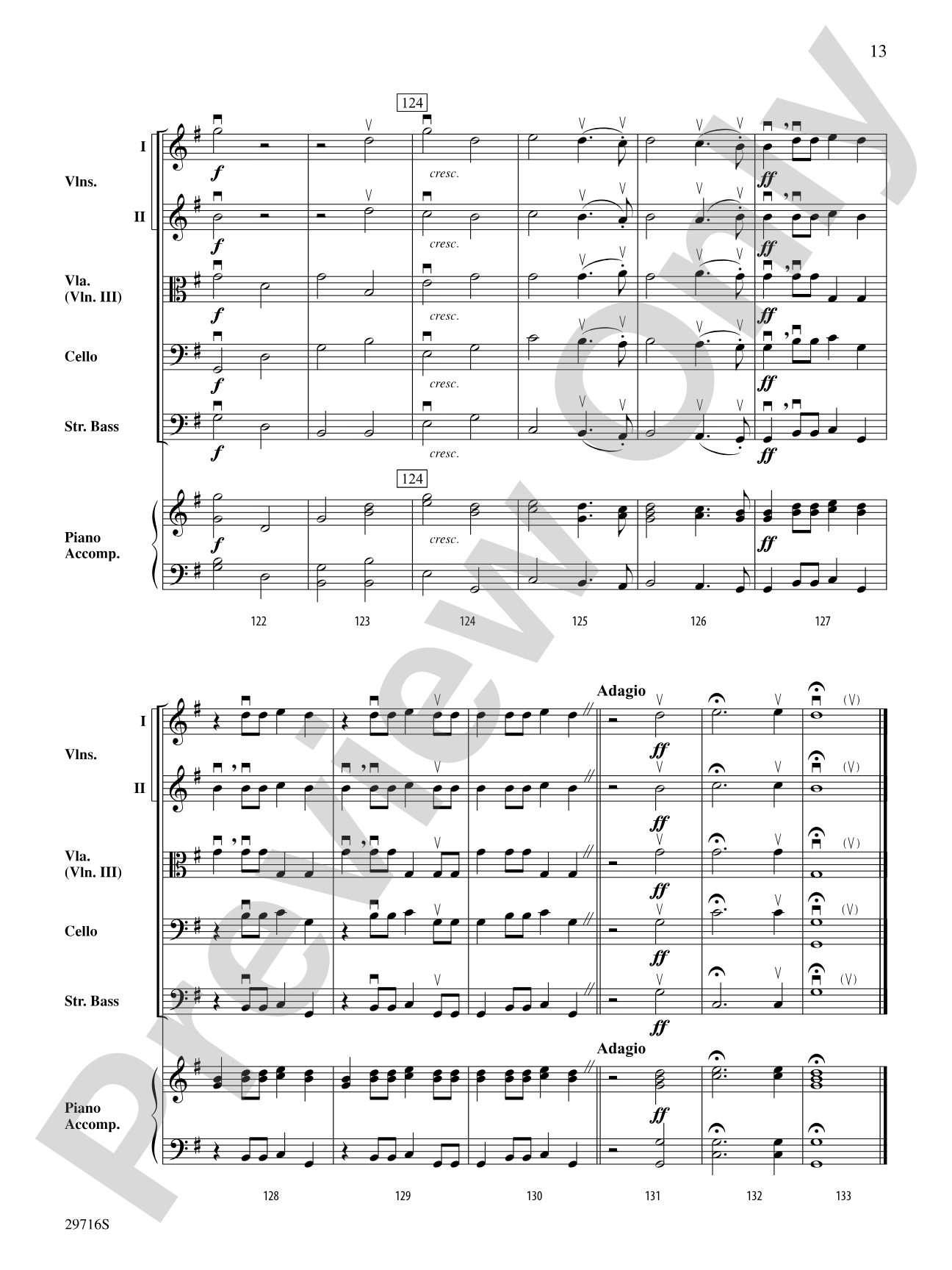 Themes from Handel's Messiah: Score