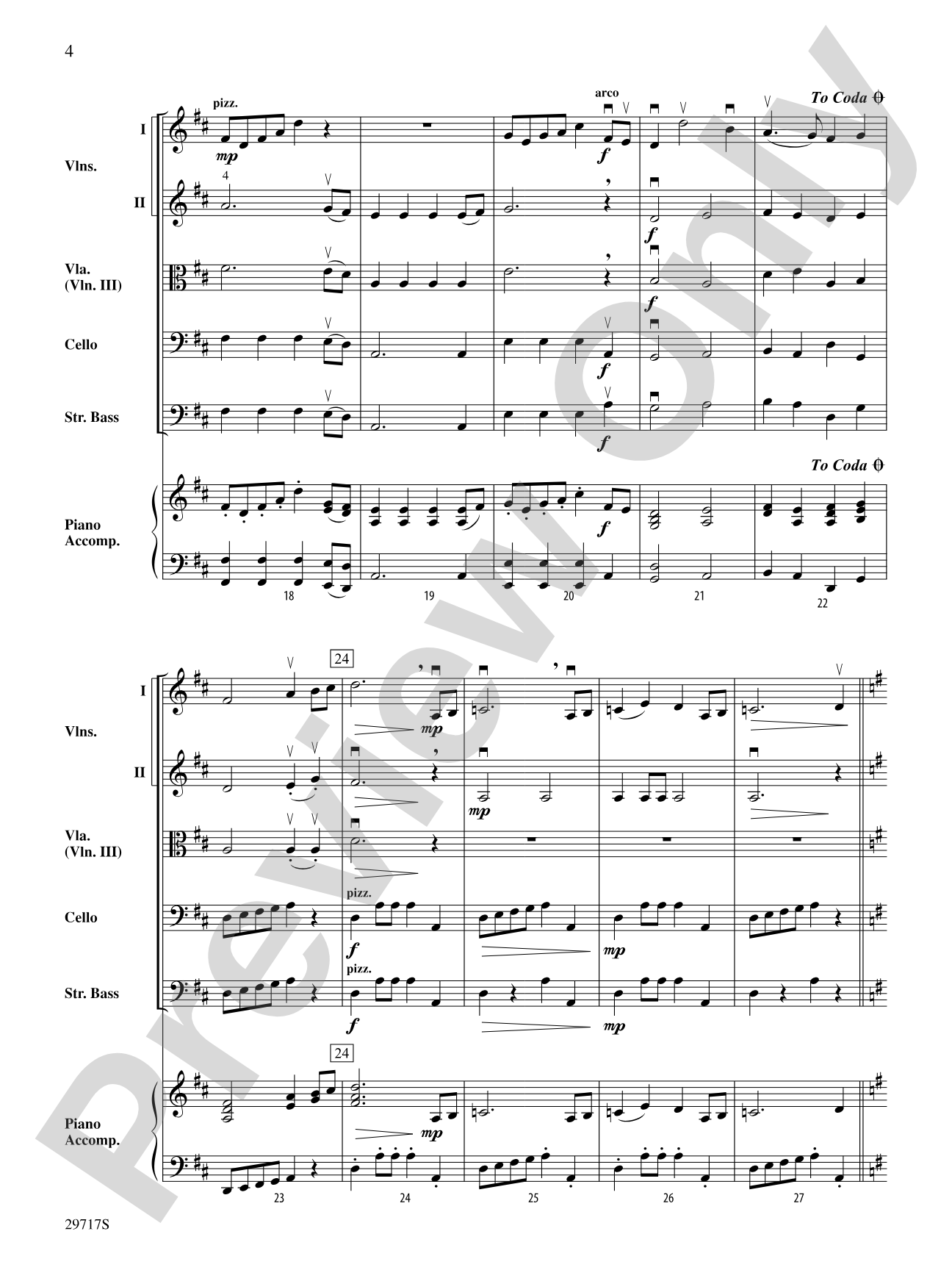 A Christmas March: String Orchestra Conductor Score & Parts