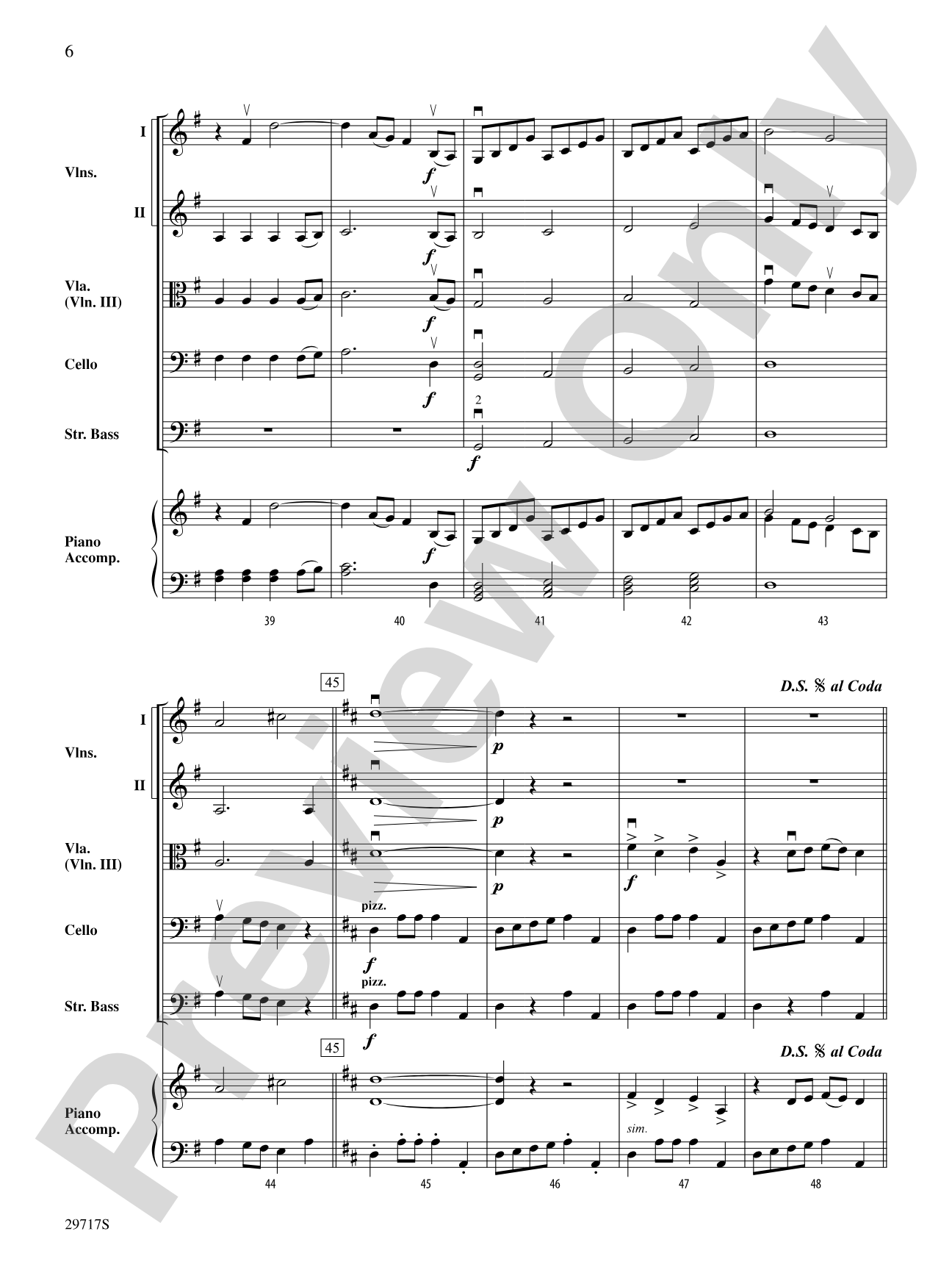 A Christmas March: String Orchestra Conductor Score & Parts