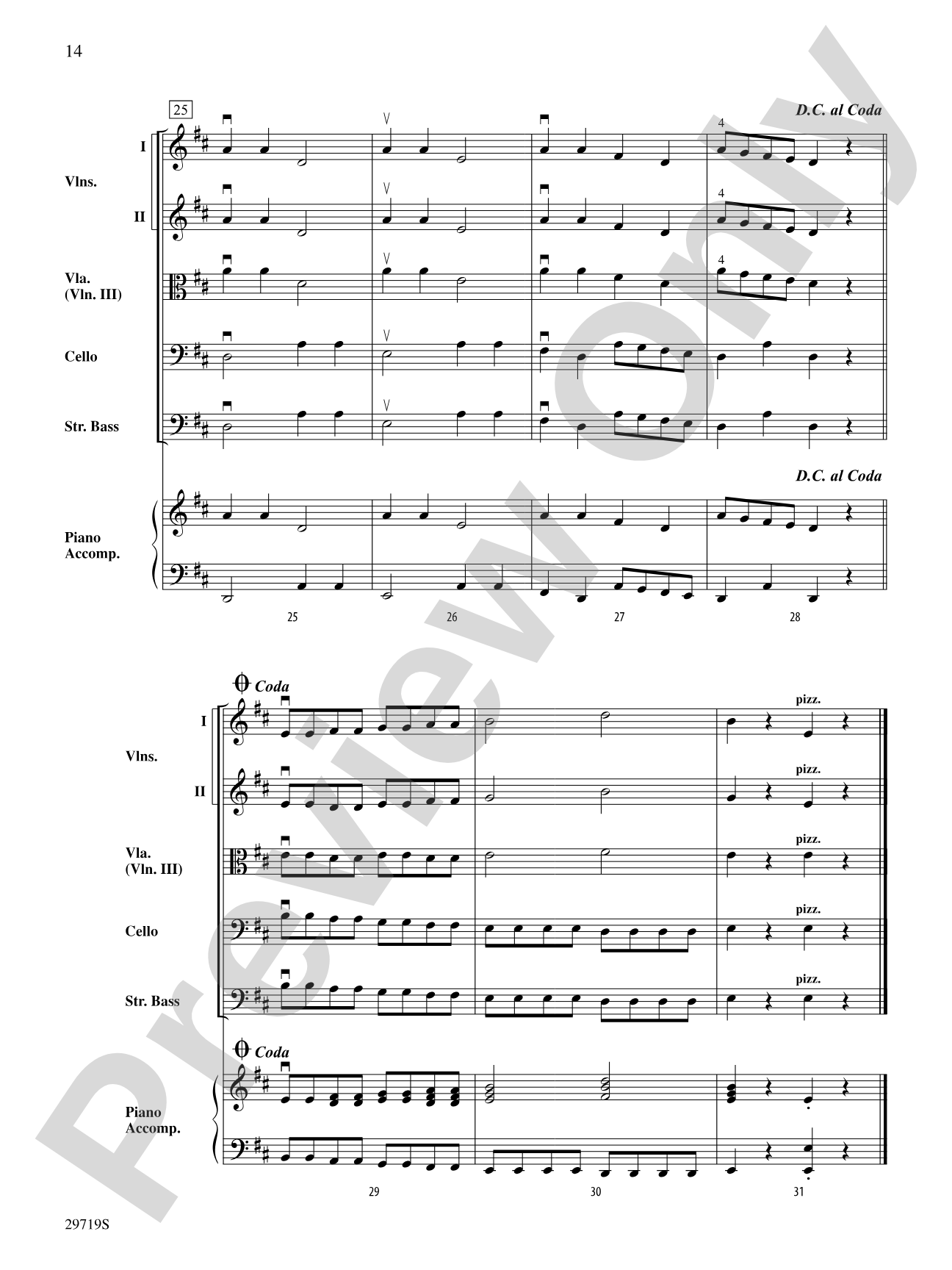 Miniature Symphony: String Orchestra Conductor Score & Parts