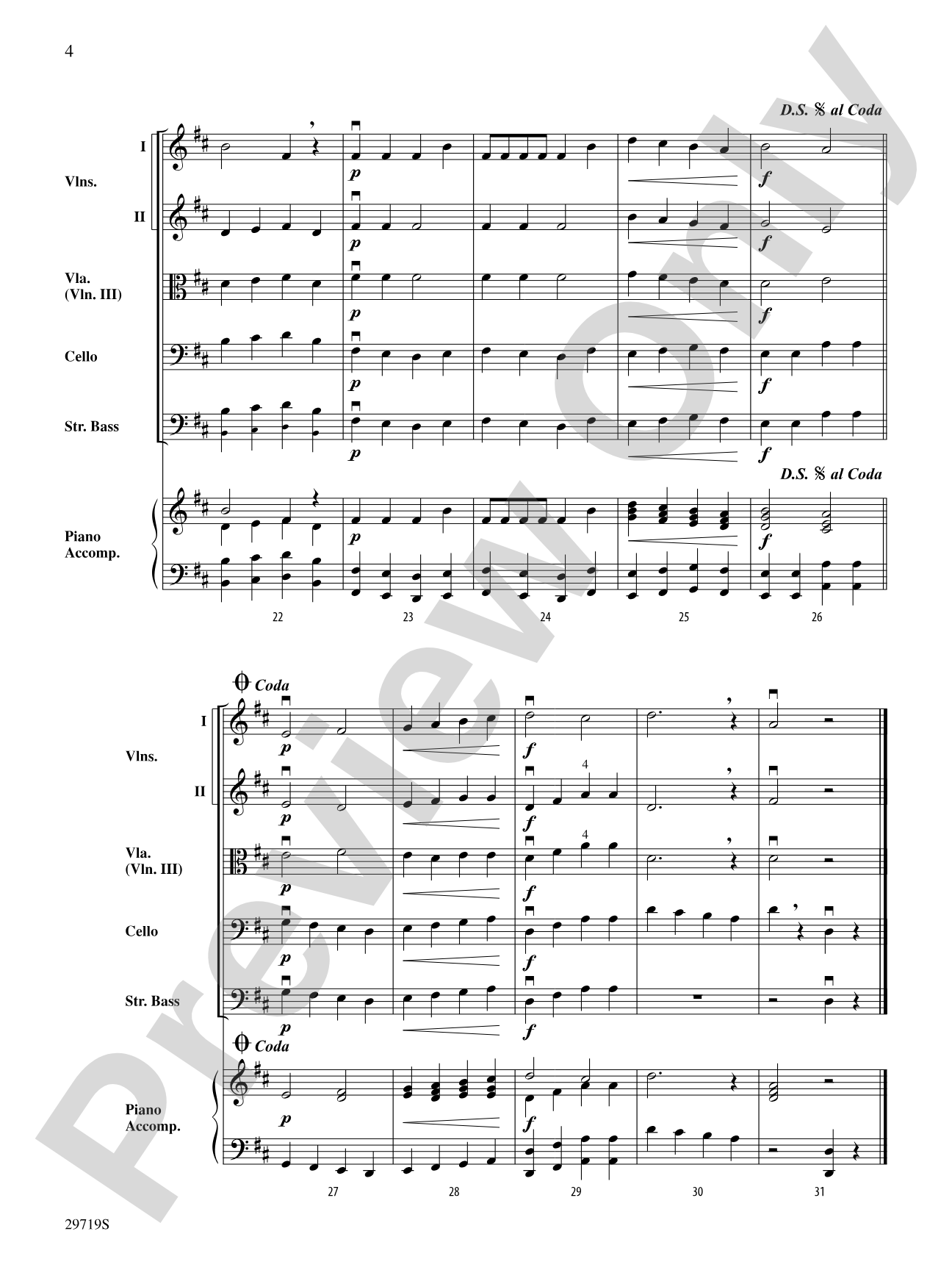 Miniature Symphony: String Orchestra Conductor Score & Parts