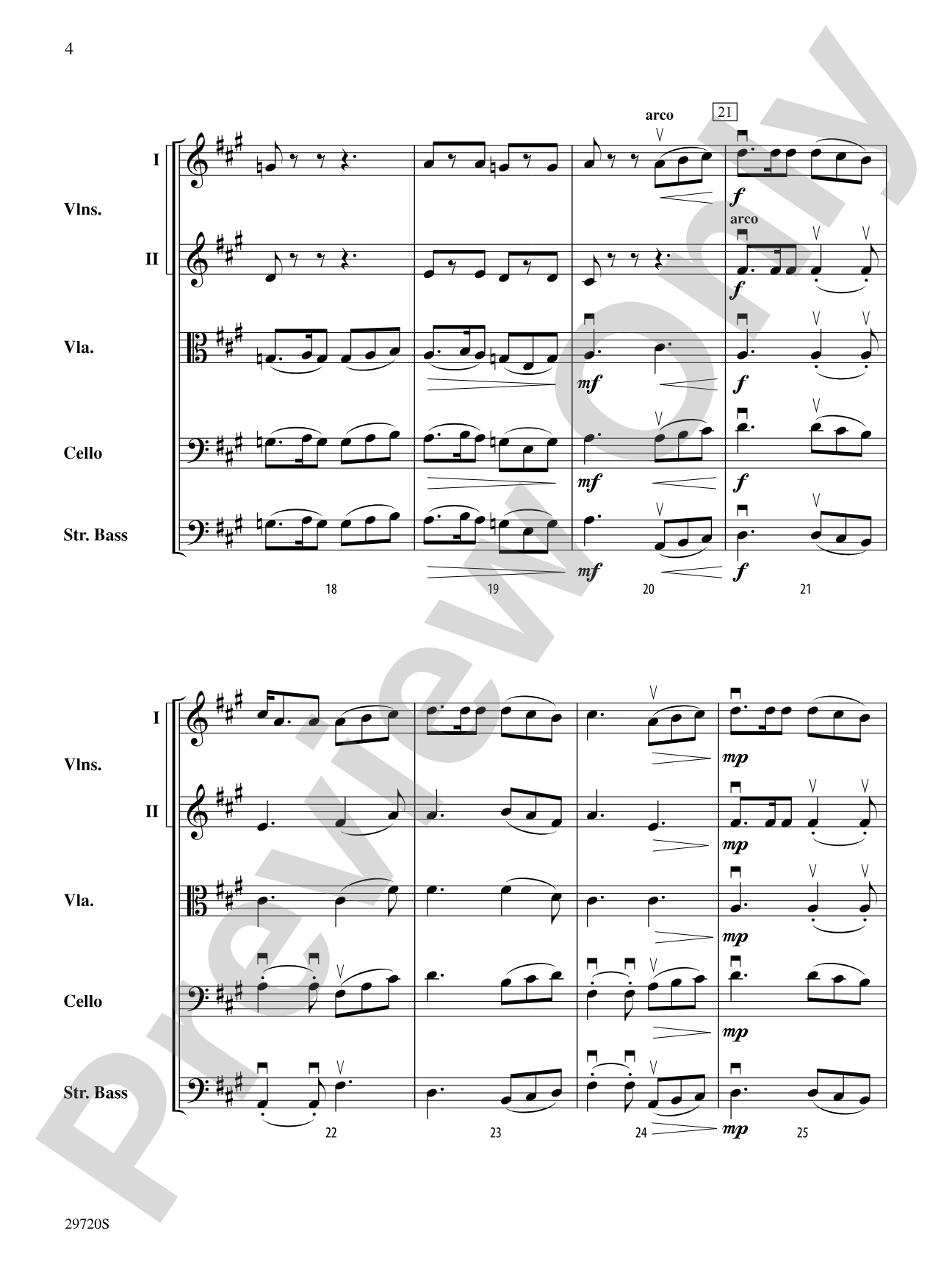 Skyfire: String Orchestra Conductor Score & Parts