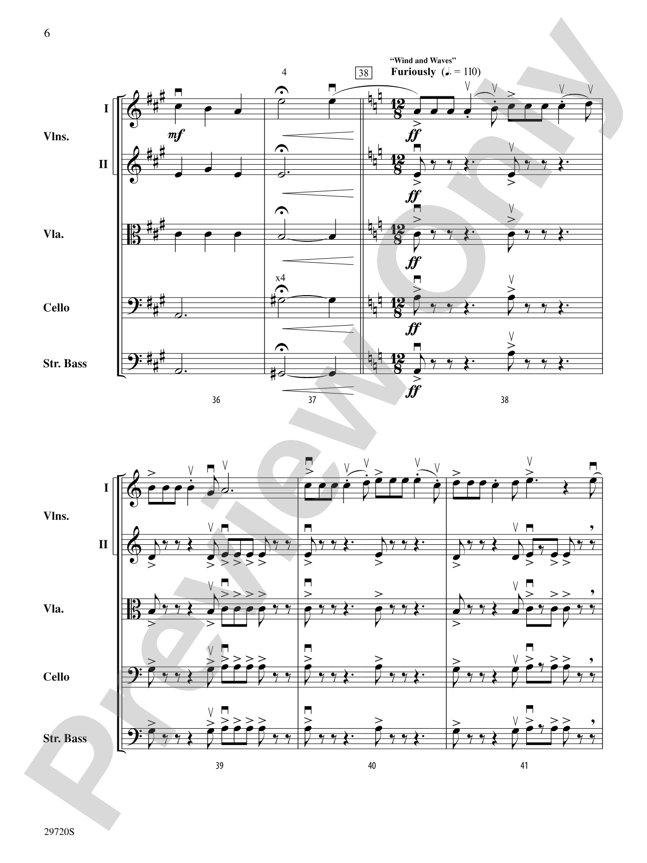 Skyfire: String Orchestra Conductor Score & Parts