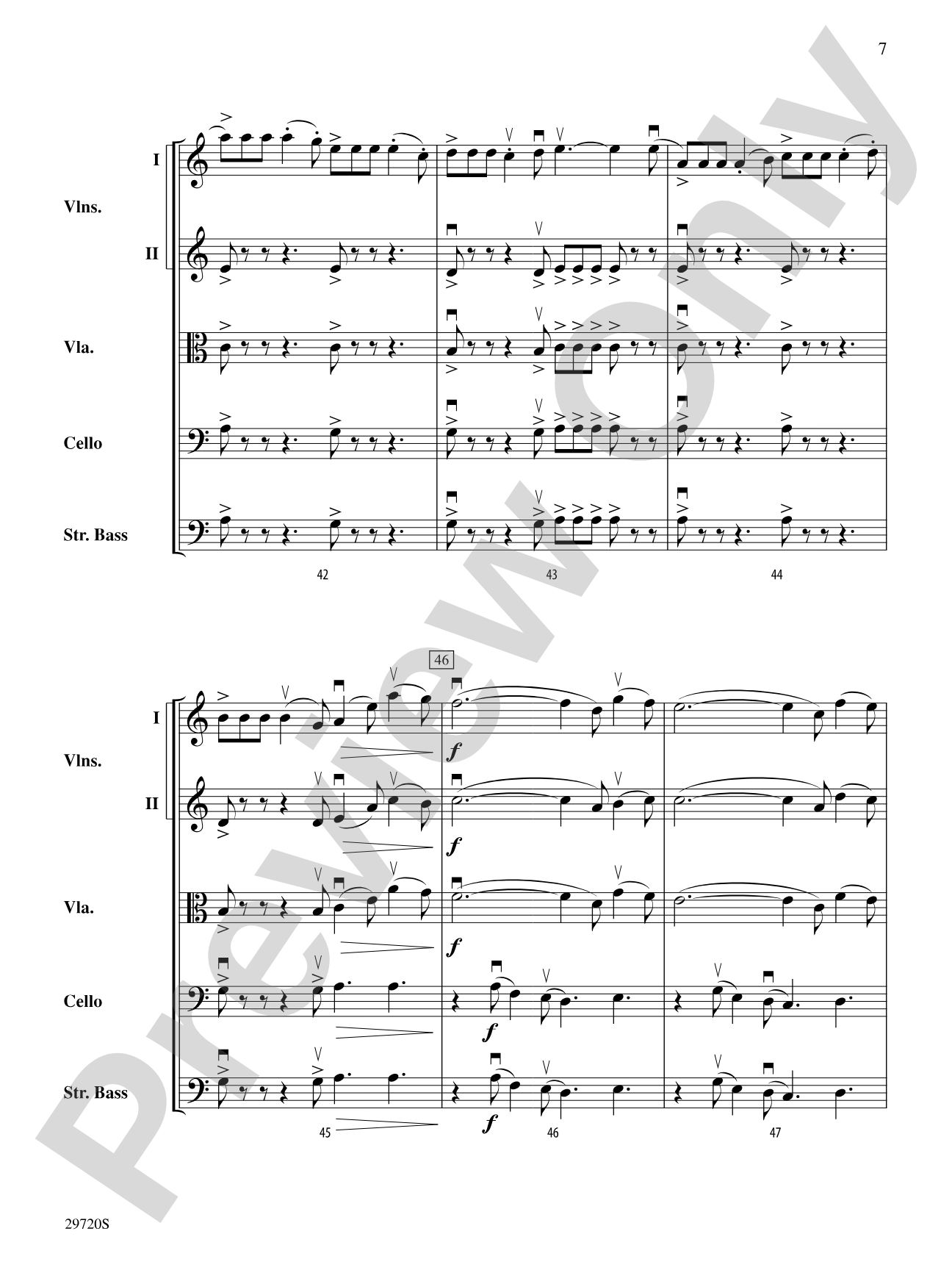 Skyfire: String Orchestra Conductor Score & Parts